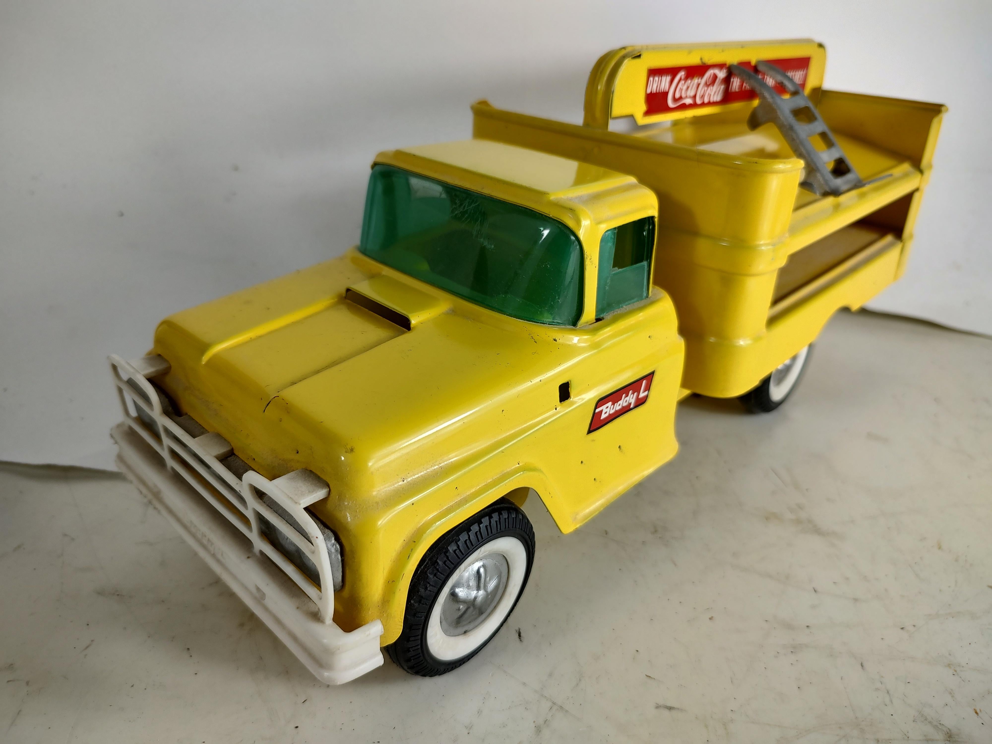 Mid Century Toy Coca Cola Delivery Truck by Buddy L 1