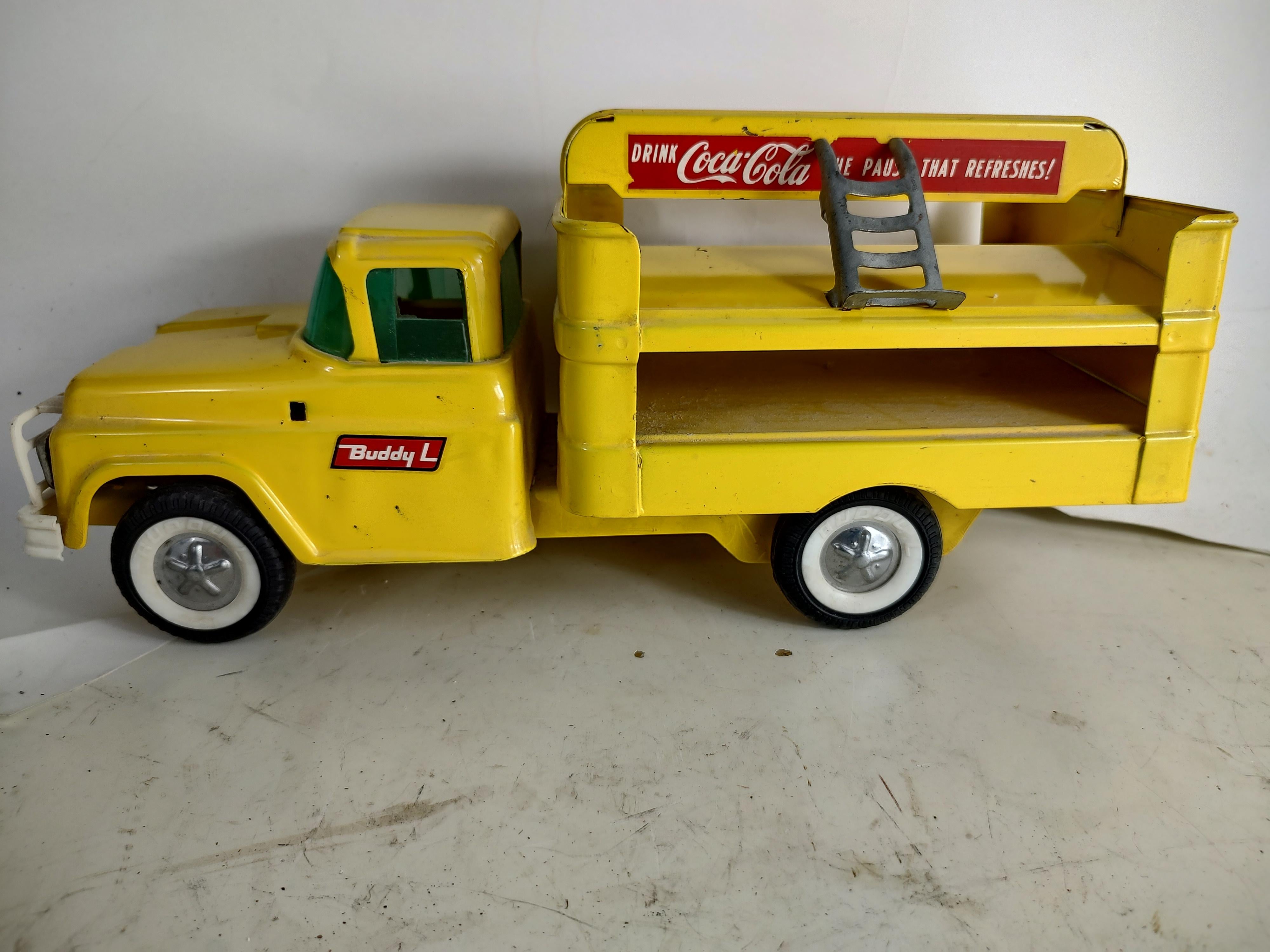 Mid Century Toy Coca Cola Delivery Truck by Buddy L 3