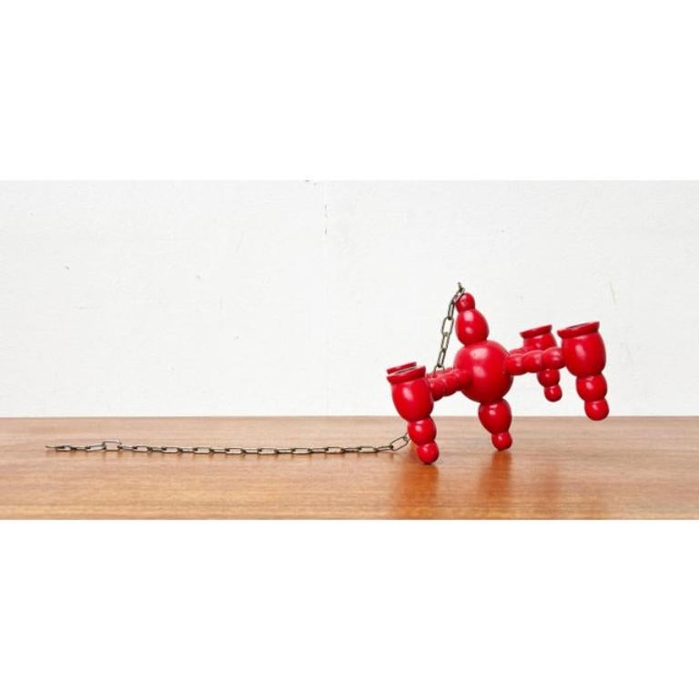 Colgante candelabro tradicional sueco de mediados de siglo, años 60 en venta 5