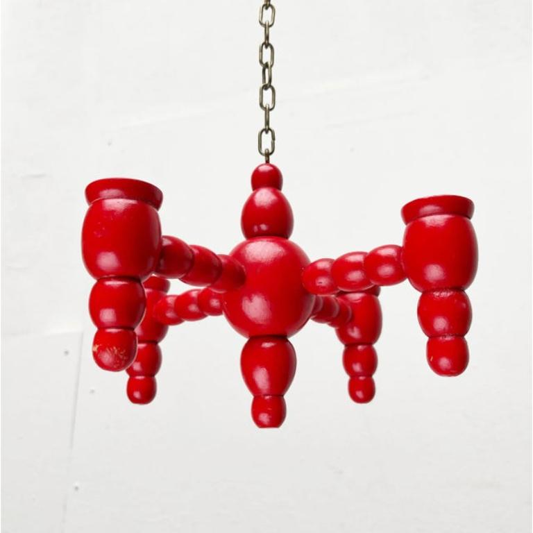 Colgante candelabro tradicional sueco de mediados de siglo, años 60 en Excelente estado para la venta en Hamburg, DE