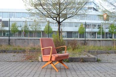 Mid Century Transformable Scissor Easy Chair