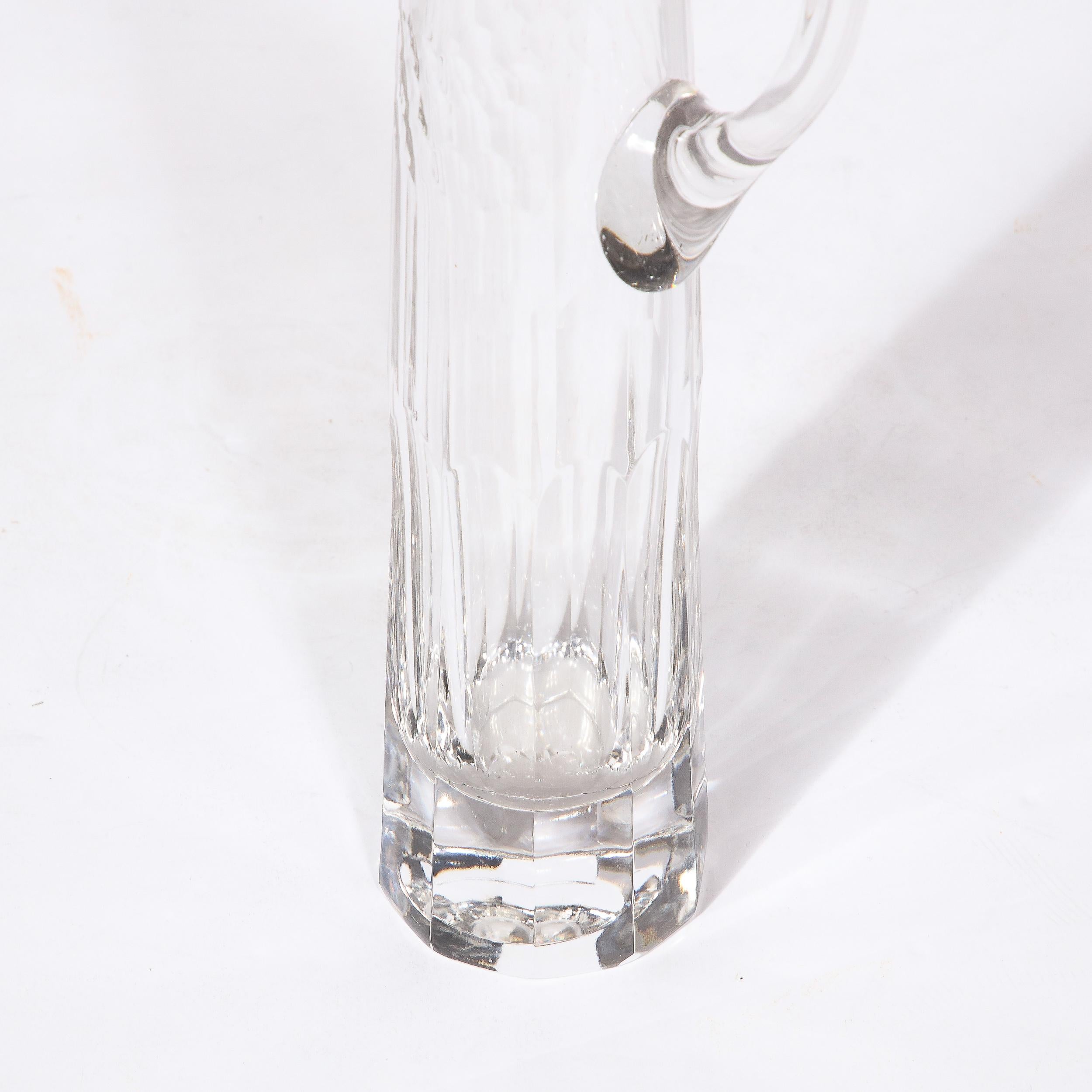 Mid-Century Transparent Crystal 'Athena' Champagne Pitcher by William Yeoward 4