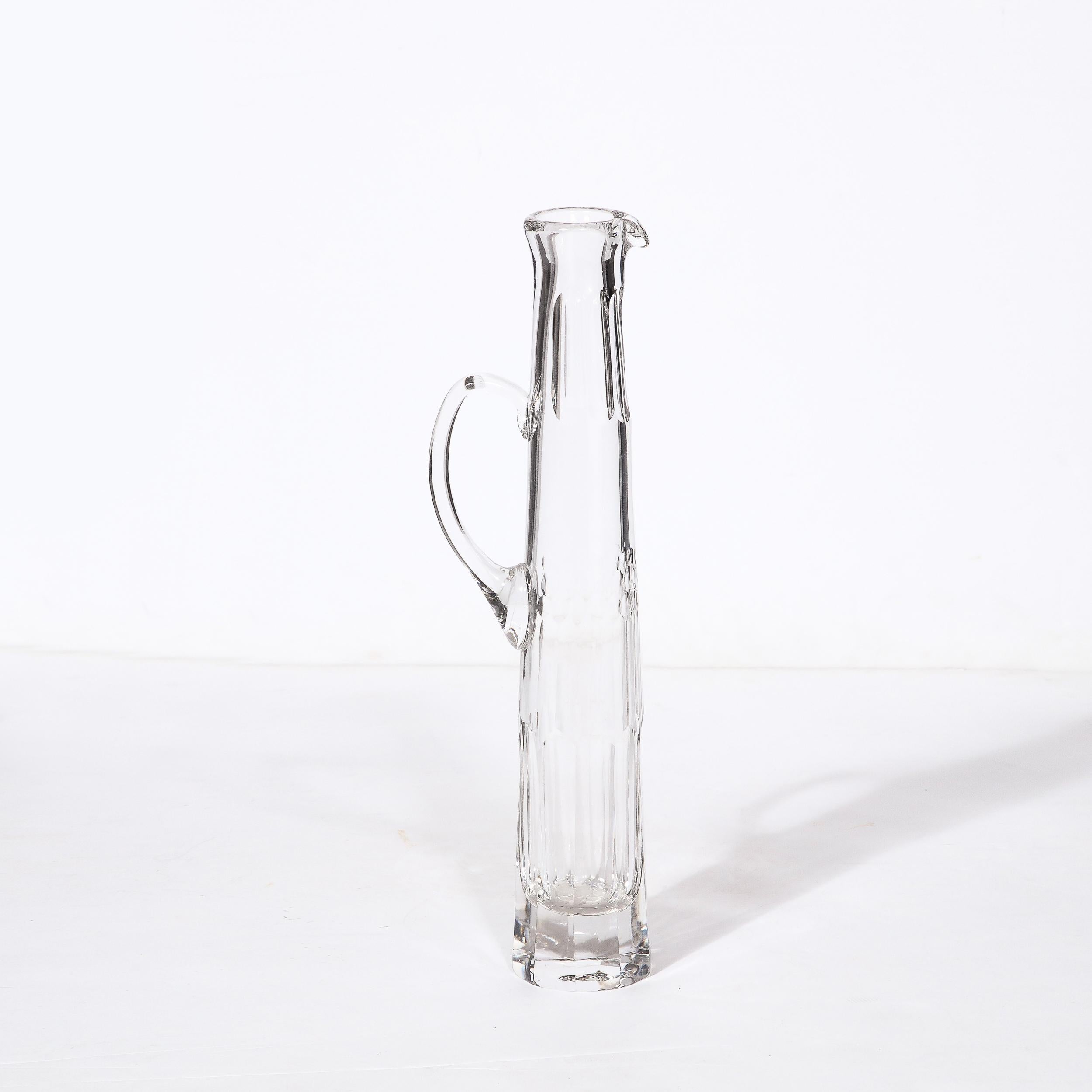Mid-Century Transparent Crystal 'Athena' Champagne Pitcher by William Yeoward 8