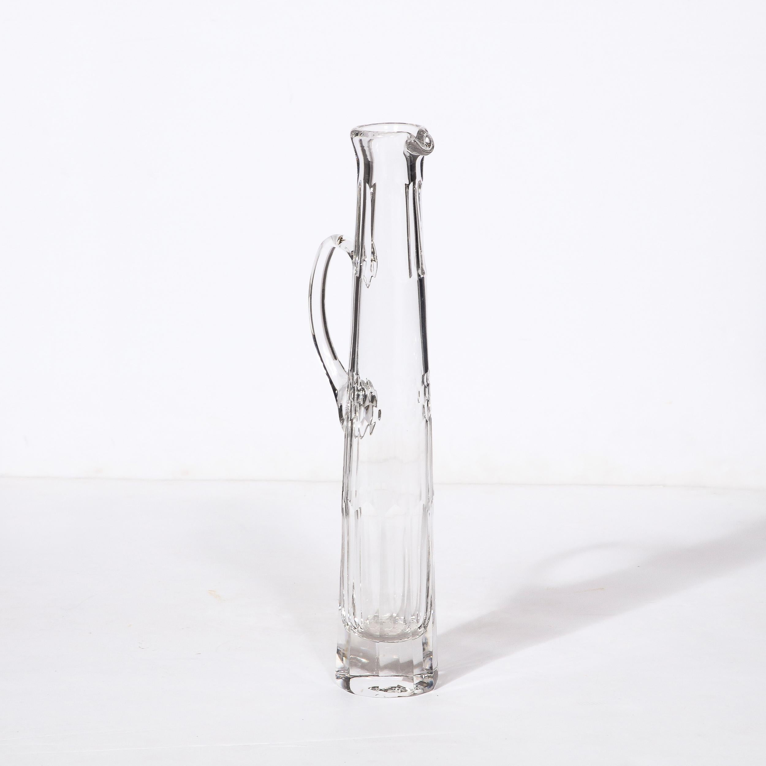 Mid-Century Modern Mid-Century Transparent Crystal 'Athena' Champagne Pitcher by William Yeoward