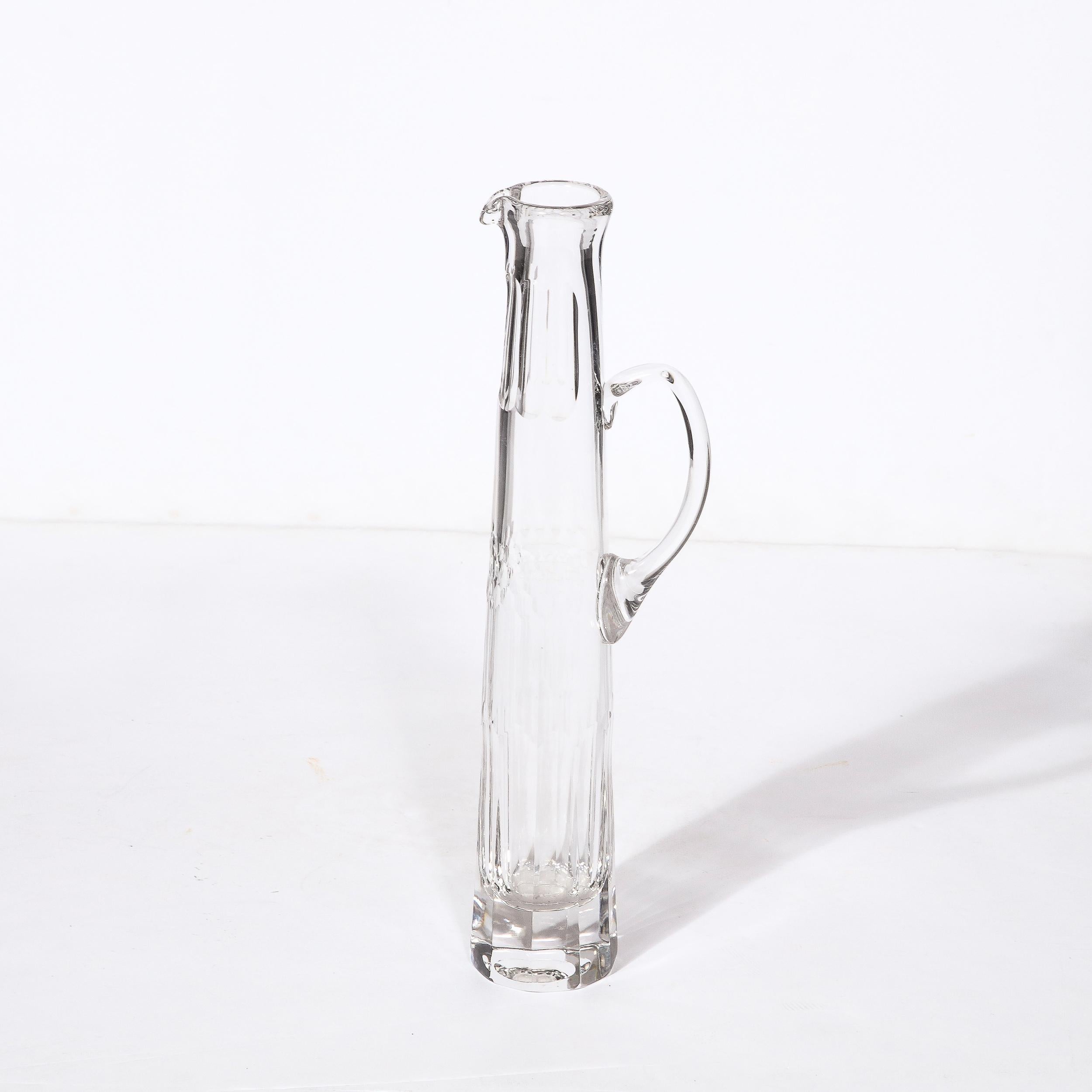 Mid-Century Transparent Crystal 'Athena' Champagne Pitcher by William Yeoward 2
