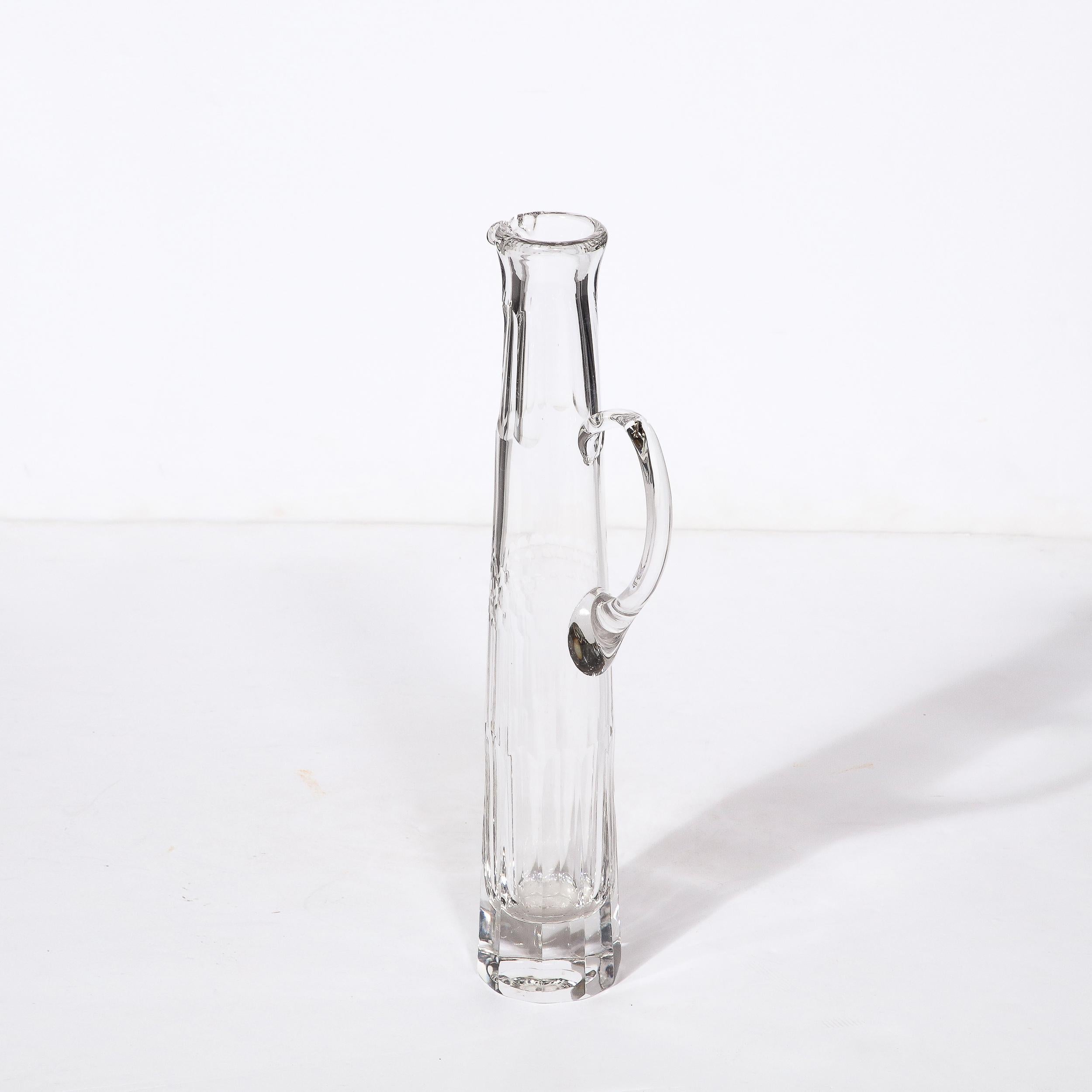 Mid-Century Transparent Crystal 'Athena' Champagne Pitcher by William Yeoward 3