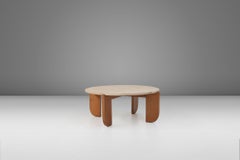 Mid-century travertin coffee table 1960