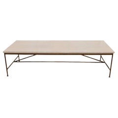 Mid Century Travertine Coffee Table by Paul McCobb