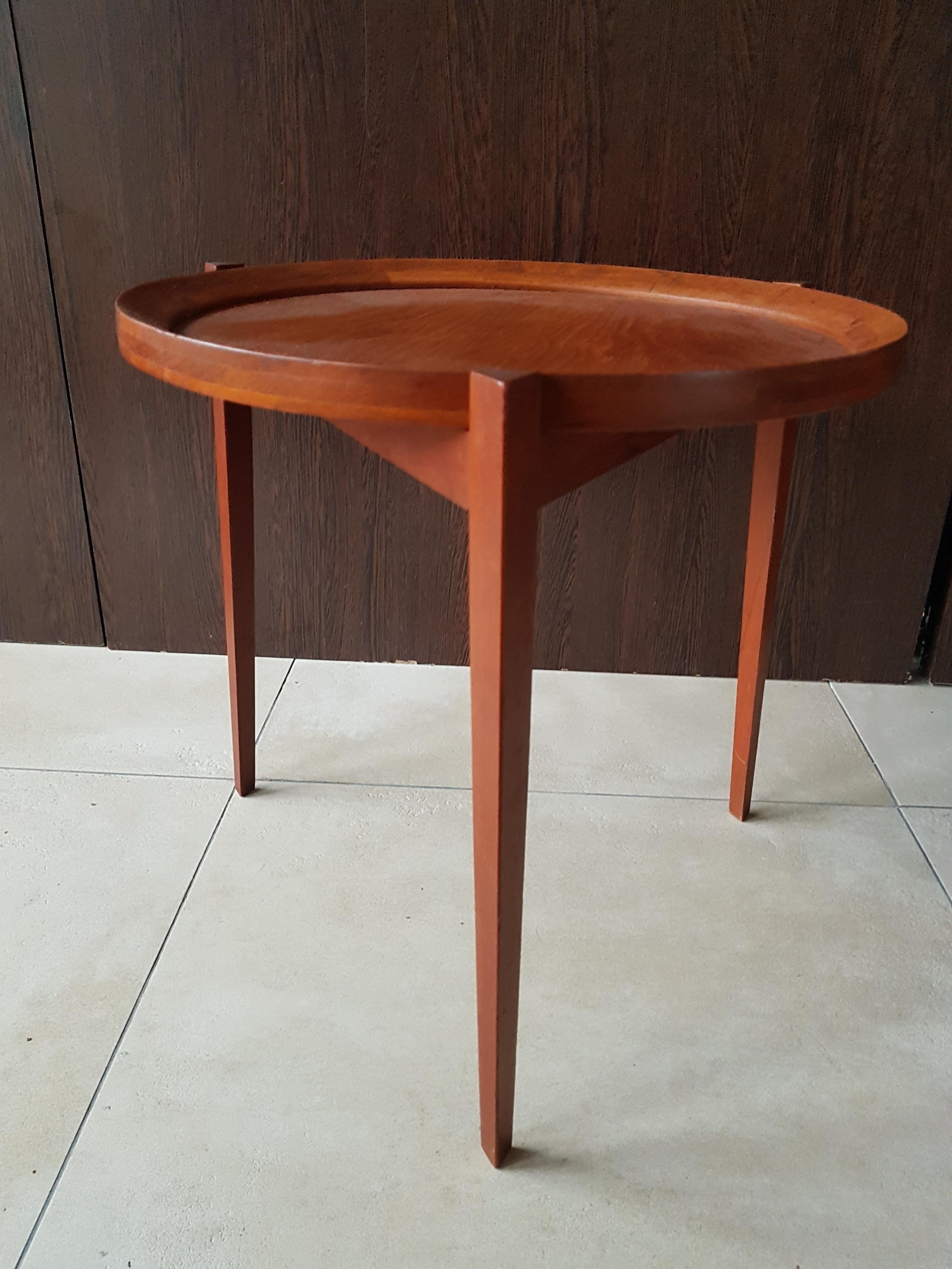 Midcentury Tray Table Teak, Denmark, 1960 7