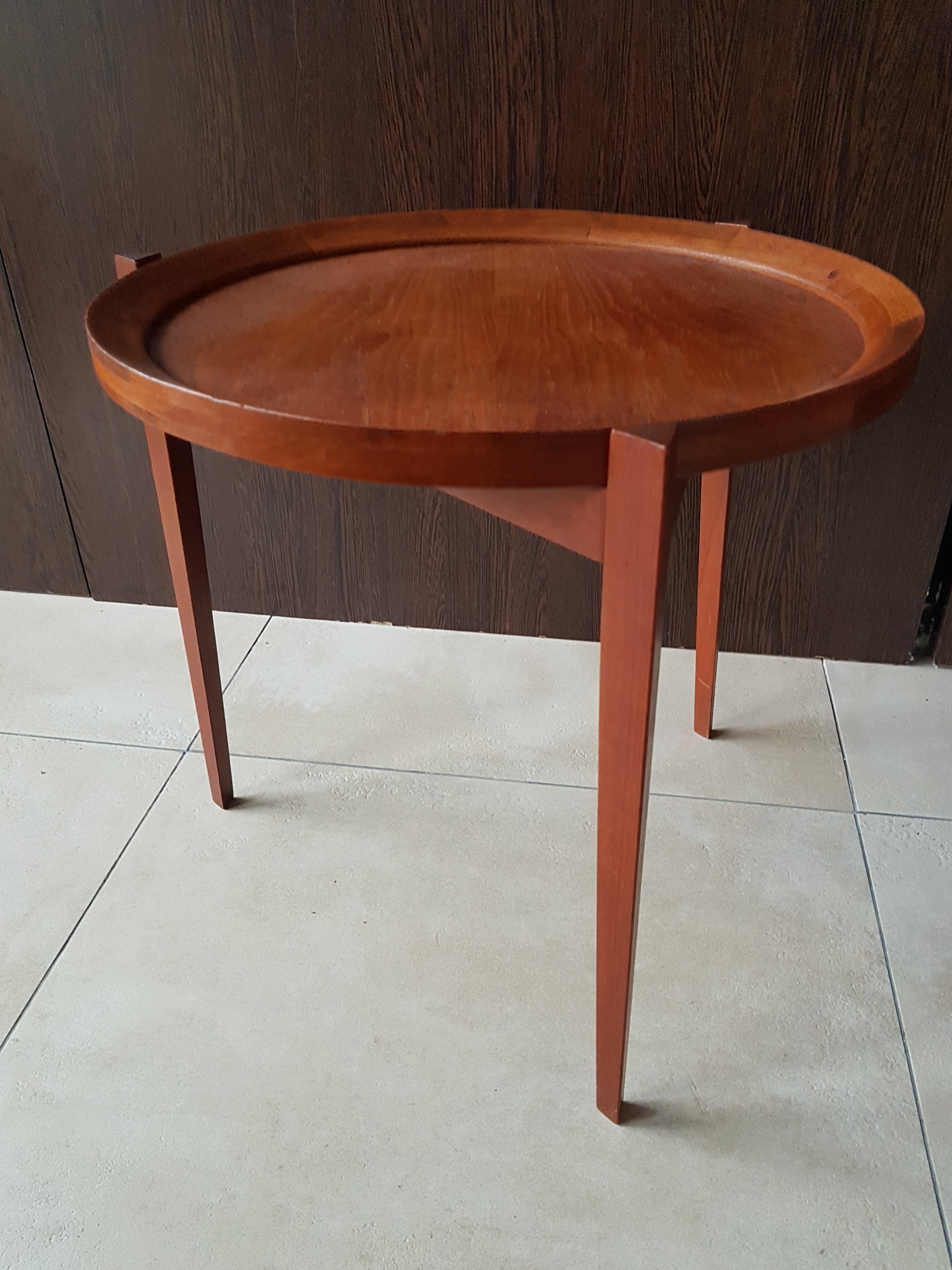 Midcentury Tray Table Teak, Denmark, 1960 9