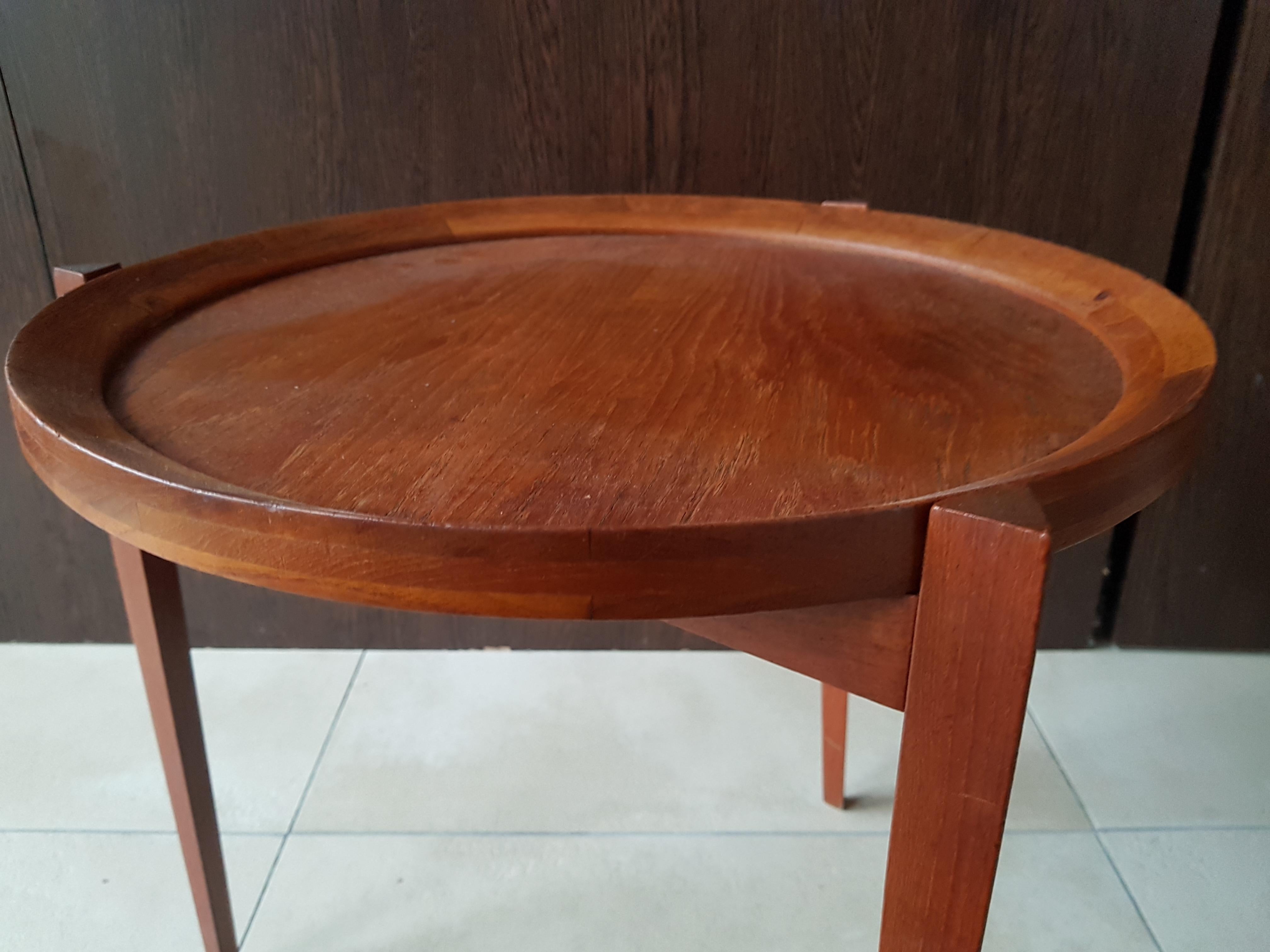 Mid-20th Century Midcentury Tray Table Teak, Denmark, 1960