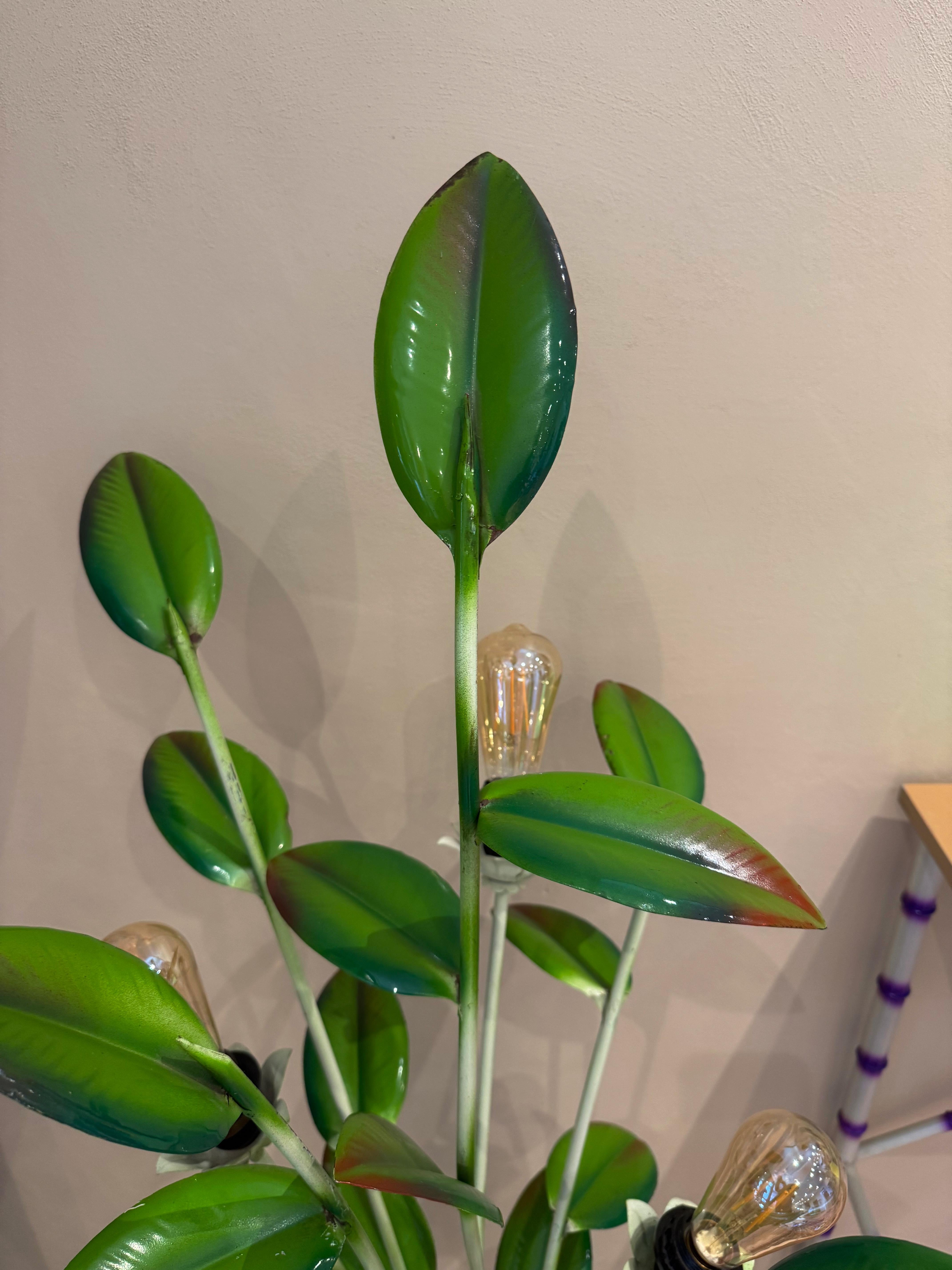 Lámpara de pie en forma de árbol de mediados de siglo, años 70 Metal en venta