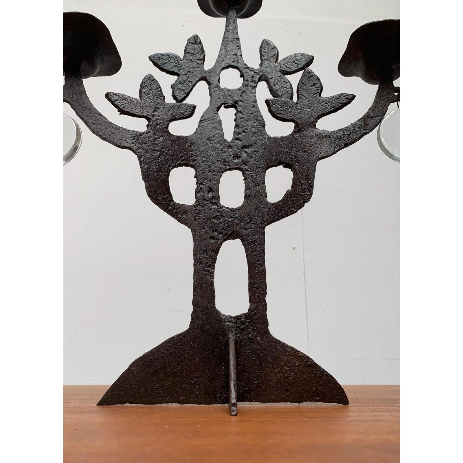 Portacandele Tree of Life di metà secolo di Bertil Vallien per Kosta Bode in vendita 5