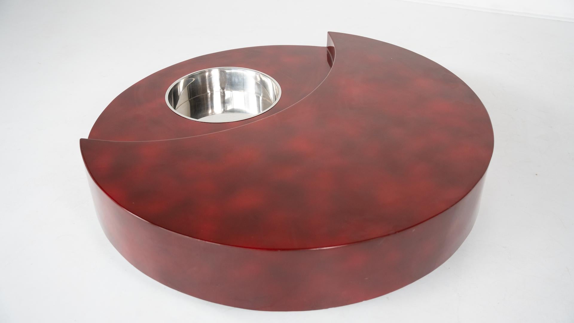 Mid-Century TRG Coffee Table by Wily Rizzo, 1970s 4