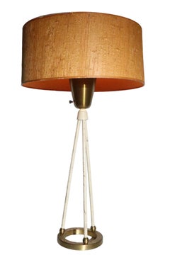 Mid Century Tri Pod Form Table Lamp Att. to Thurston, circa 1950