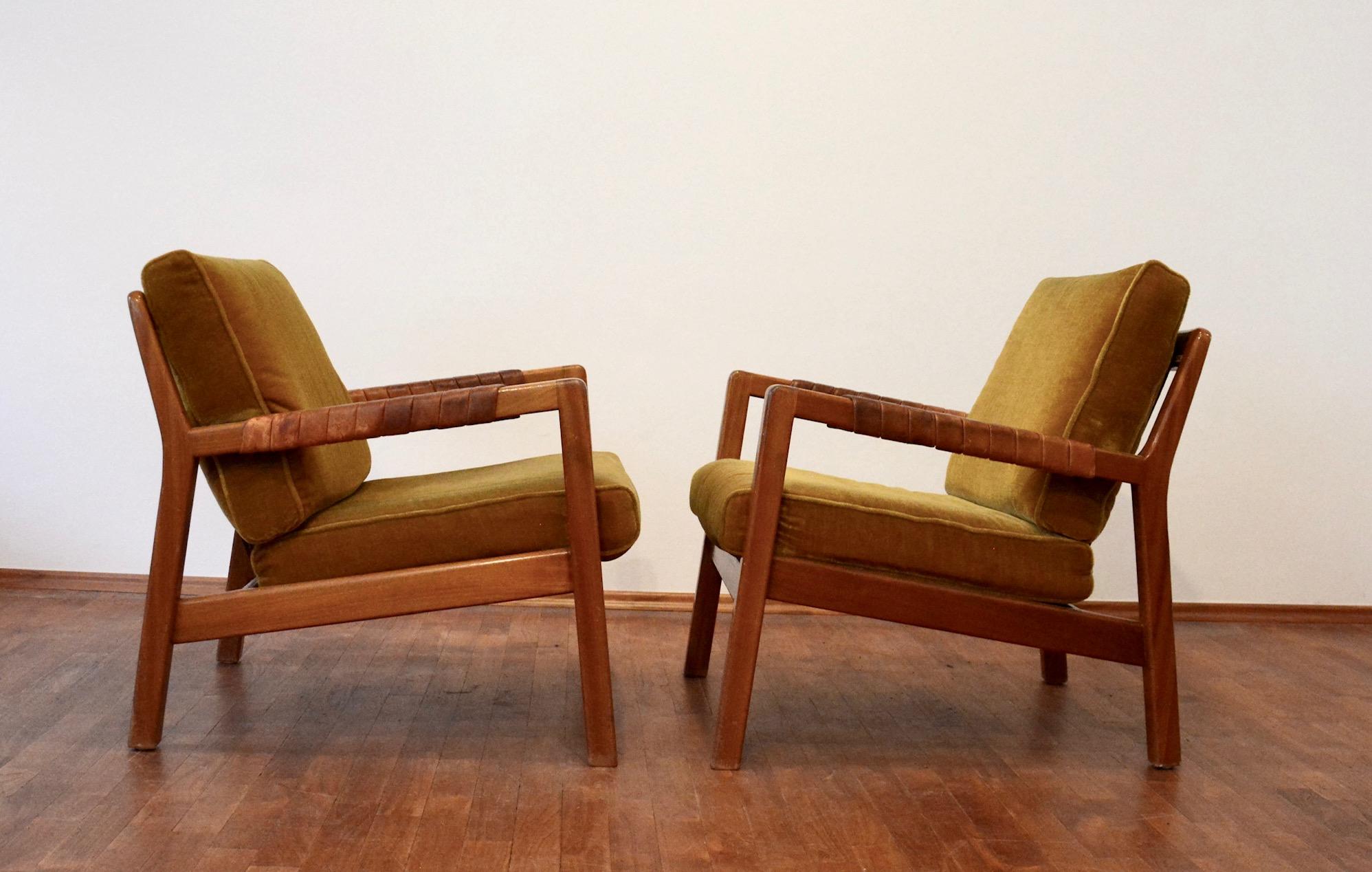 Mid-Century Modern Midcentury Trienna Lounge Chairs by Carl Gustav Hiort af Ornäs, Finland, 1960s