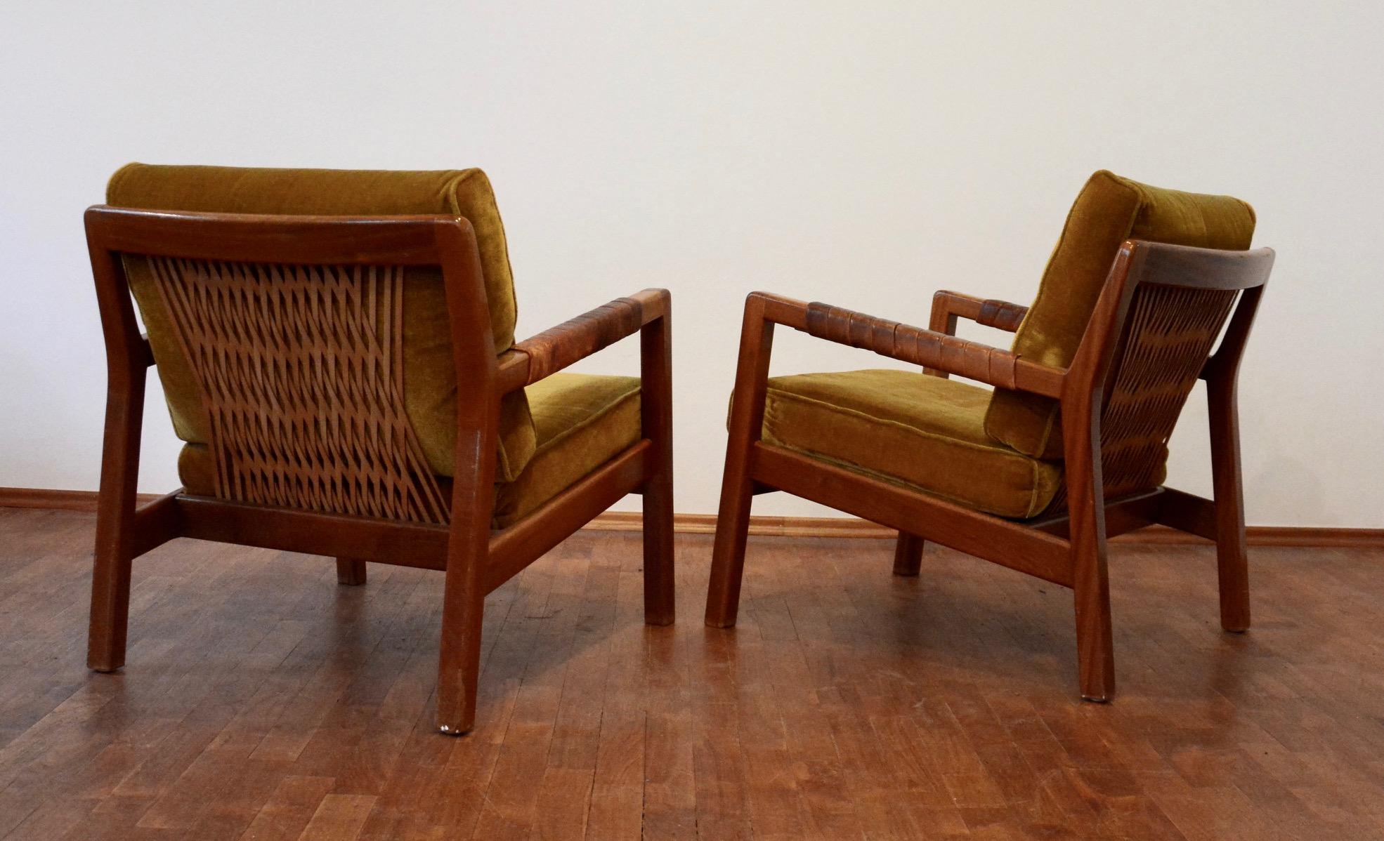 Mid-20th Century Midcentury Trienna Lounge Chairs by Carl Gustav Hiort af Ornäs, Finland, 1960s