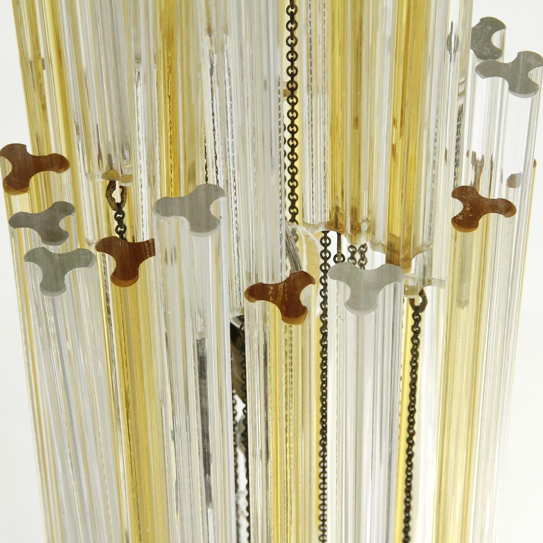 Metal Midcentury Trilobi Pendant Lamp by Venini, 1960s