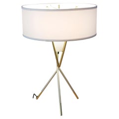 Mid Century Tripod Lamp! Gerald Thurston Lightolier Designer Atomic Decor