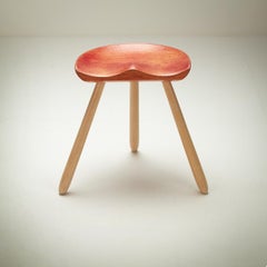 Mid Century Tripod Milking Stool, Denmark, 1960s