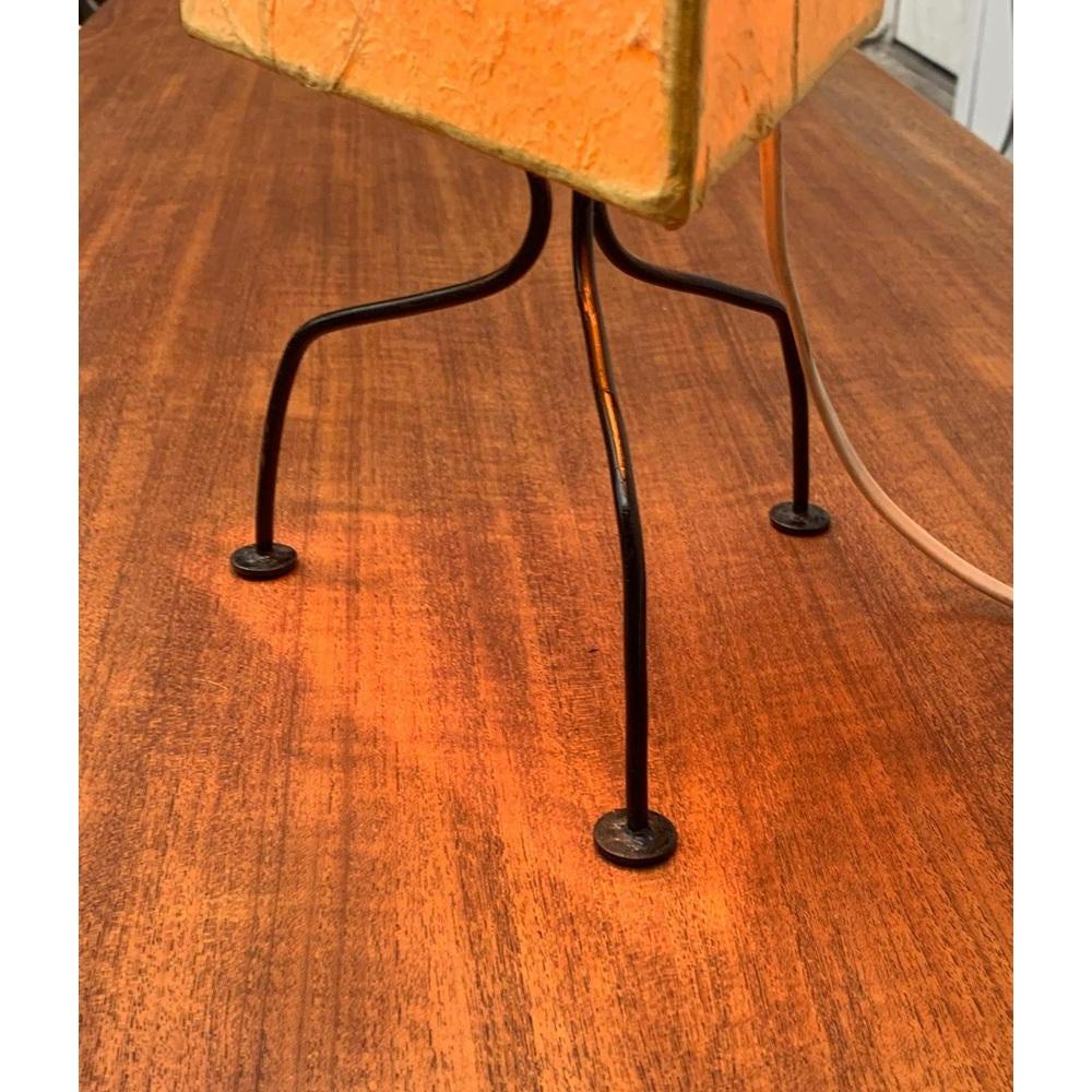 Mid-Century Tripod Paper Table Lamp, 1960s For Sale 5