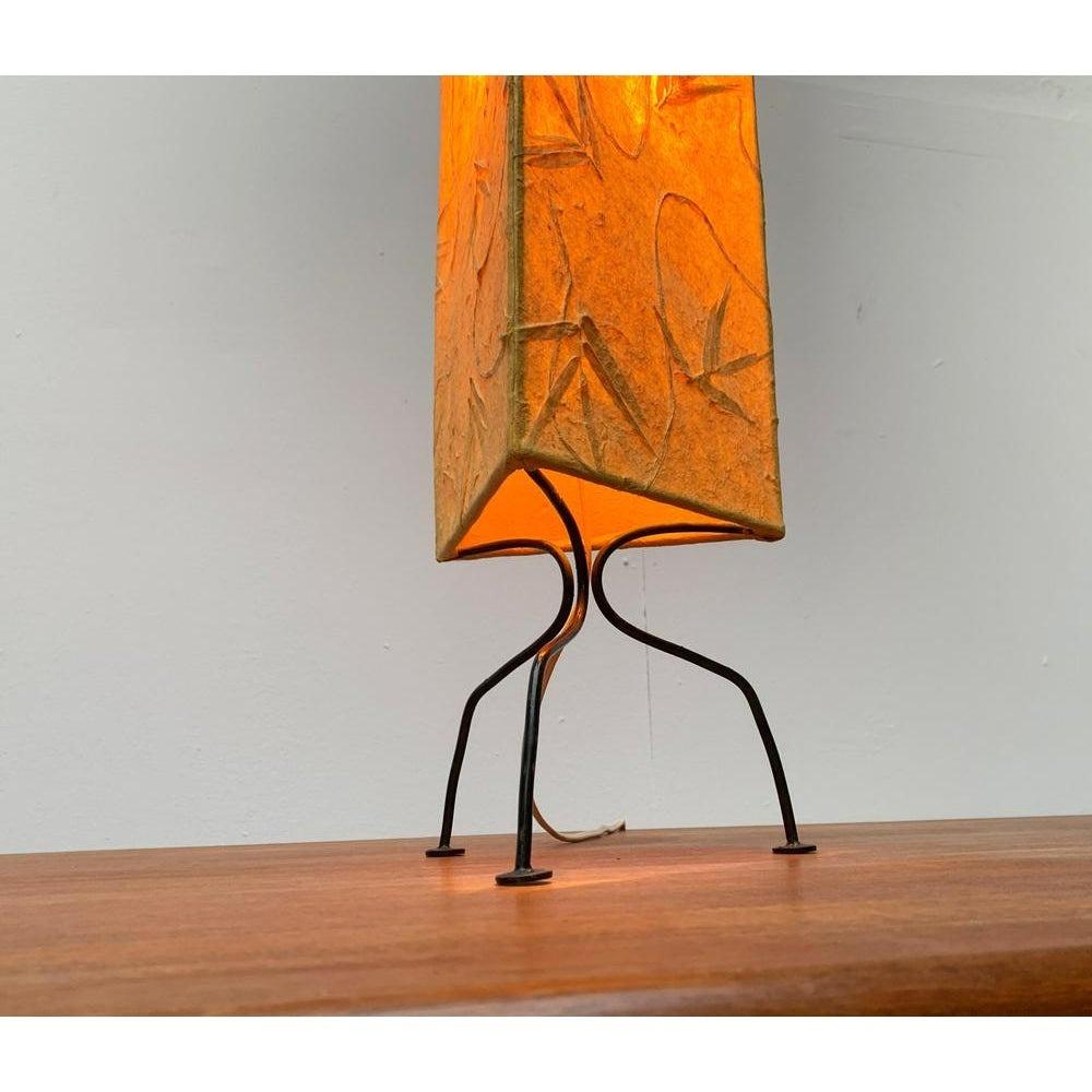 Mid-Century Modern Mid-Century Tripod Paper Table Lamp, 1960s For Sale
