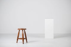 Mid-Century Tripod Stool, France