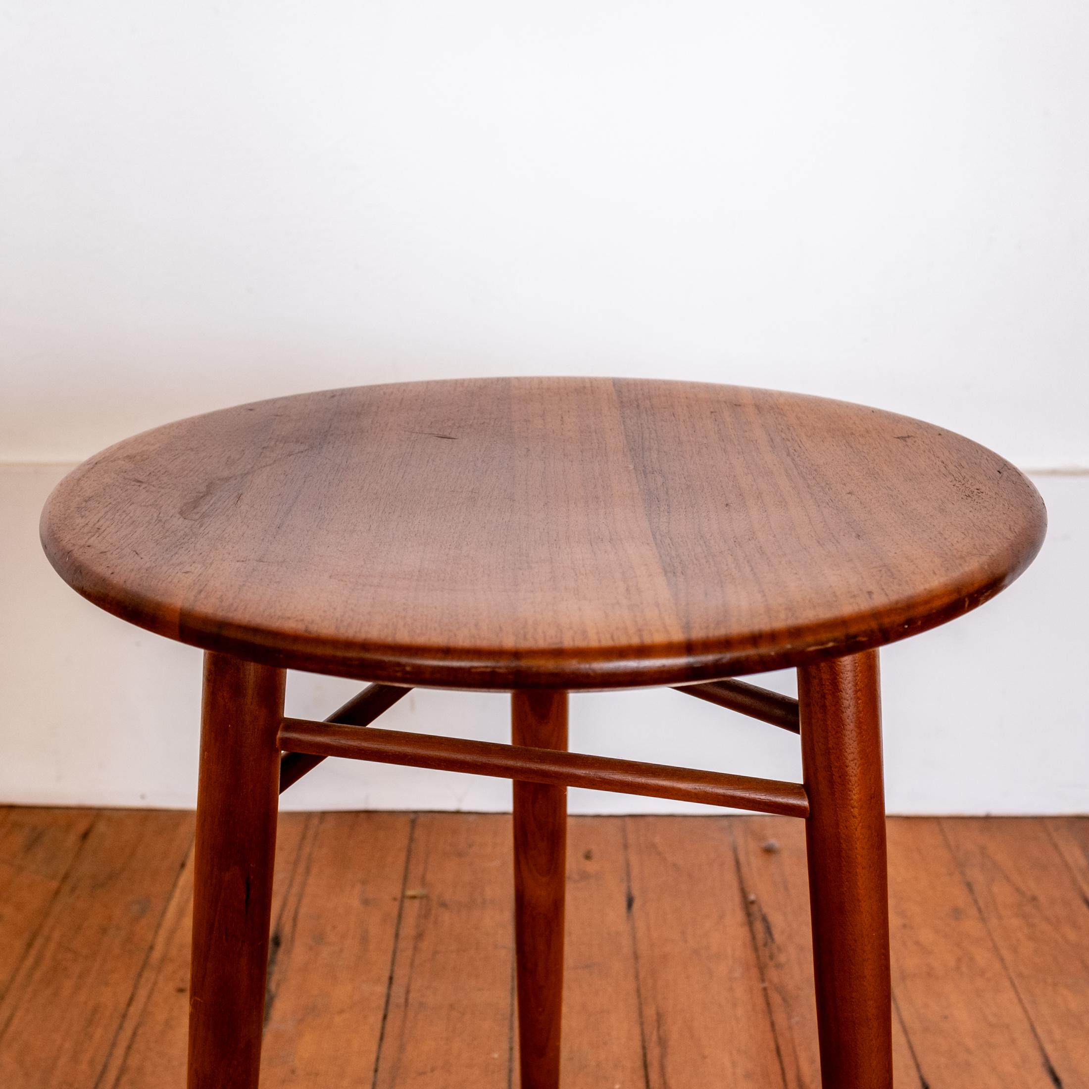 Mid-20th Century Mid Century Tripod Stool or Side Table by Kipp Stewart and Stewart MacDougall For Sale