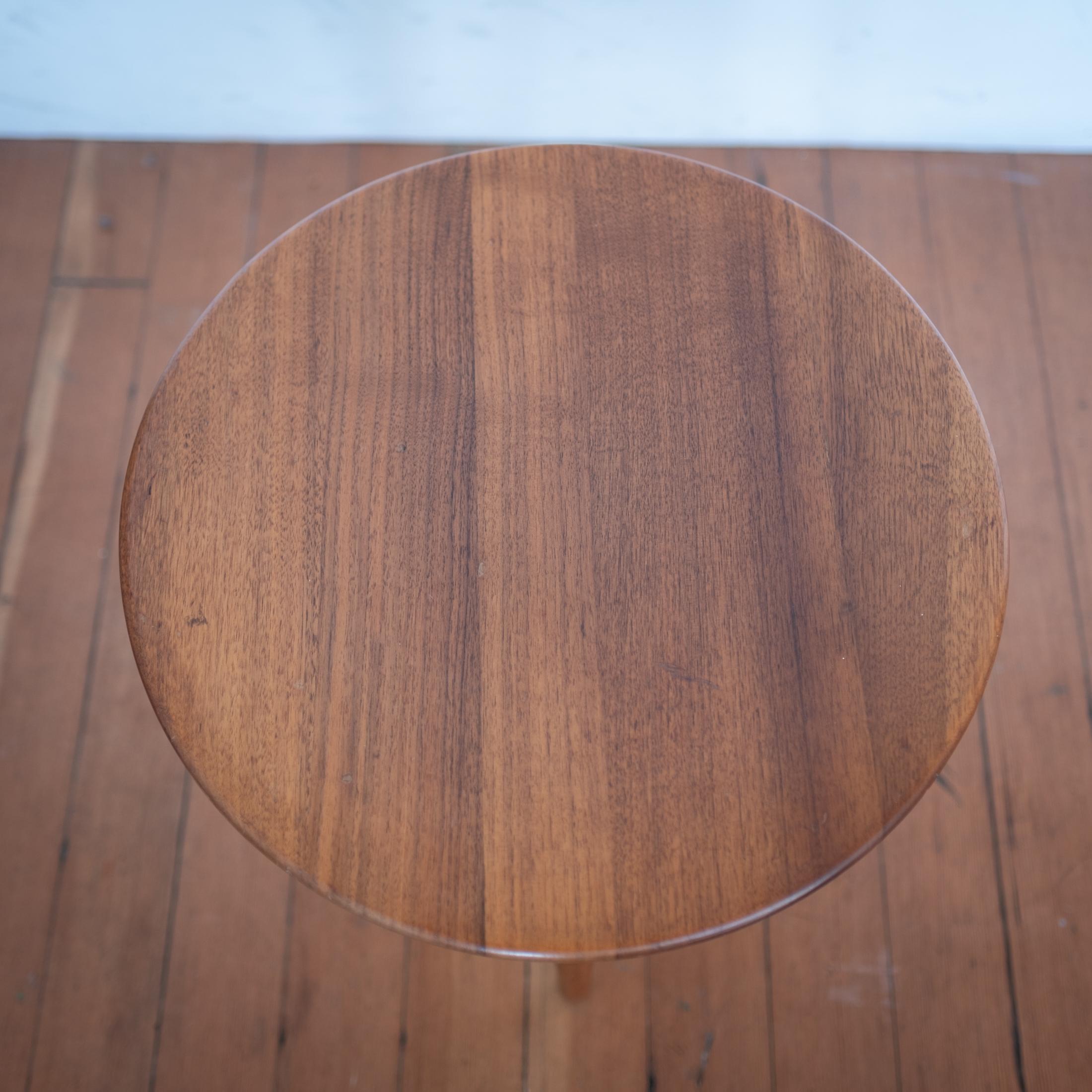 Mid Century Tripod Stool or Side Table by Kipp Stewart and Stewart MacDougall For Sale 3