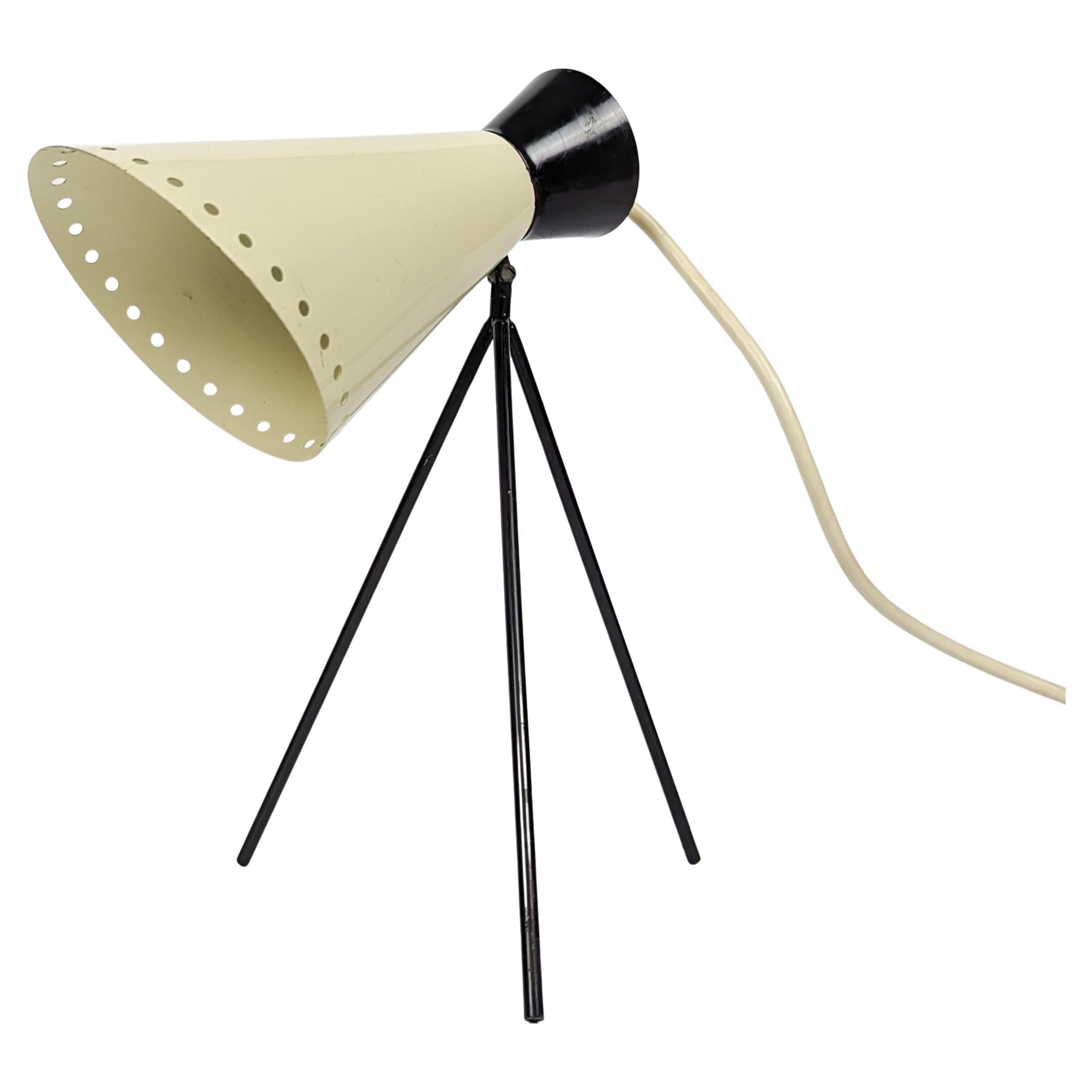 Mid Century tripod table lamp by Josef Hůrka for Napako  For Sale