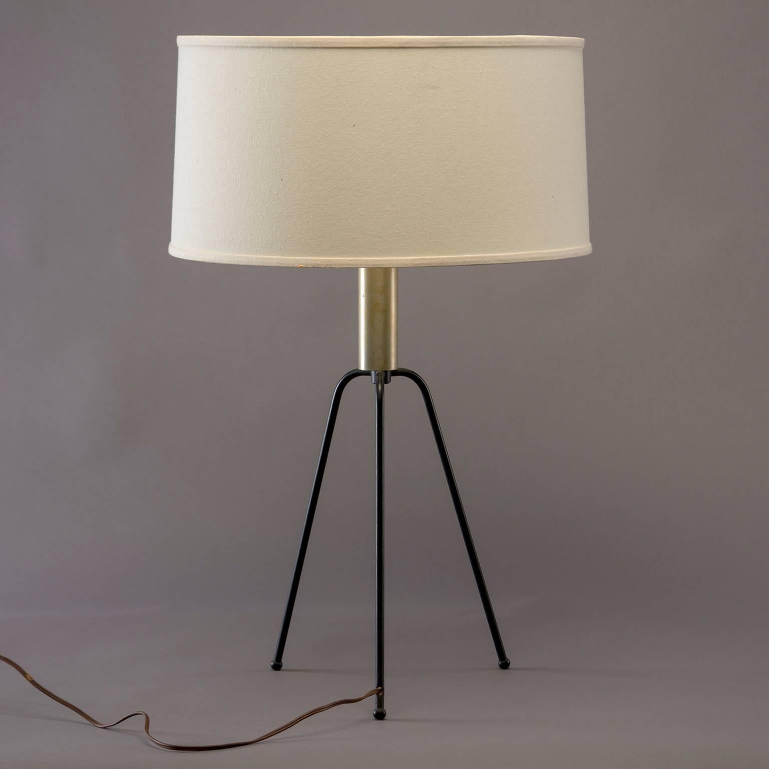American Midcentury Tripod Table Lamp