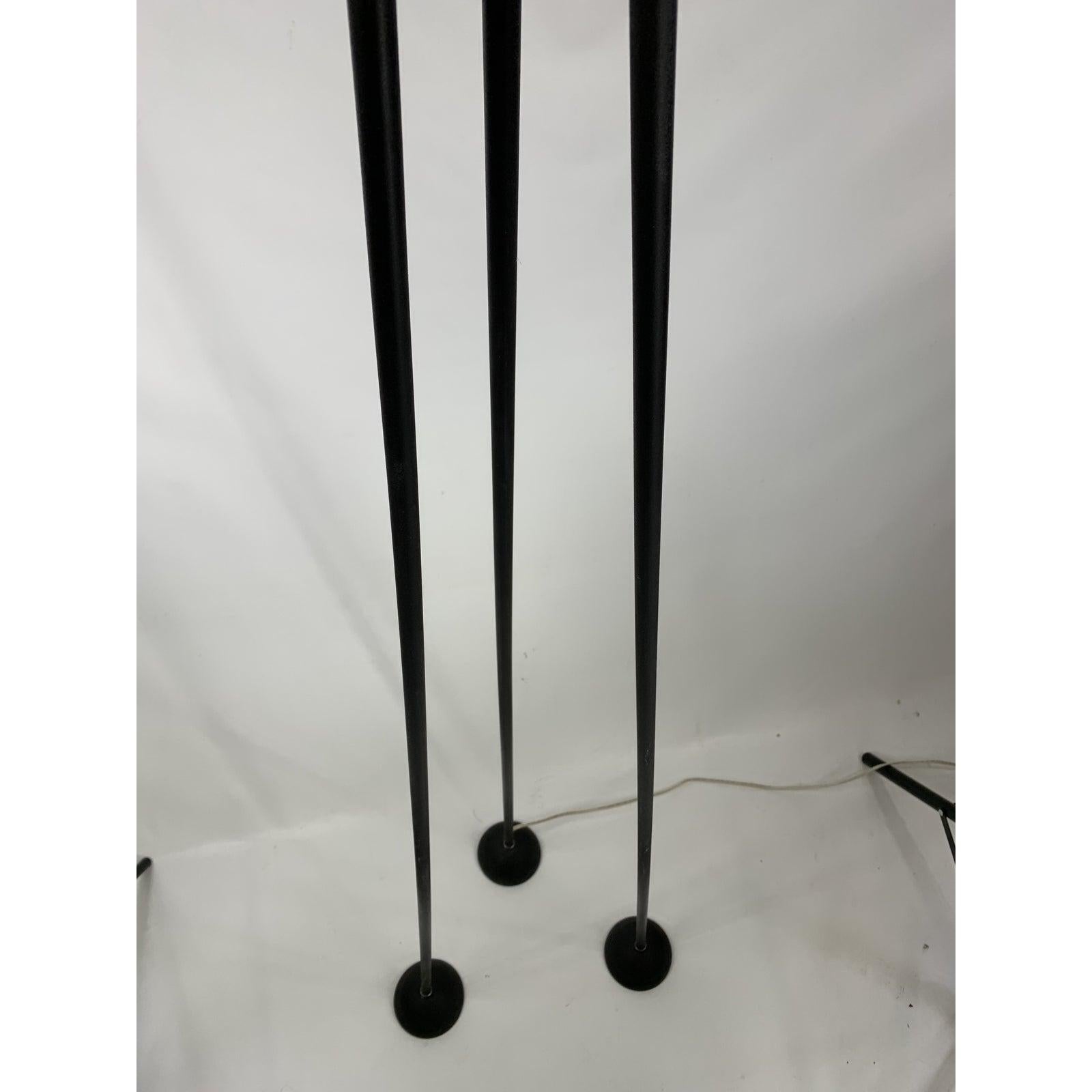 Mid-Century Tripod Torchiere Floor Lamp by 