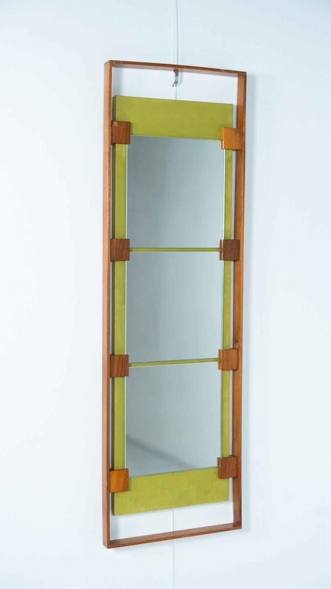 Miroir triptyque du milieu du siècle par Ignazio Gardella, années 1950 en vente 4