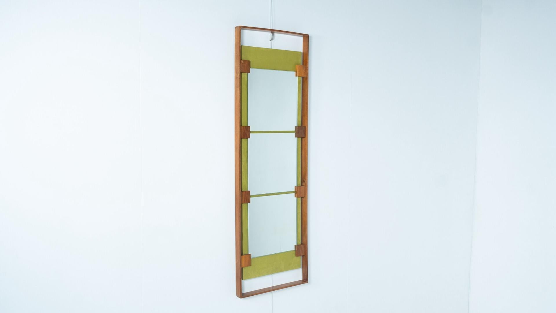 Miroir triptyque du milieu du siècle par Ignazio Gardella, années 1950 en vente 7