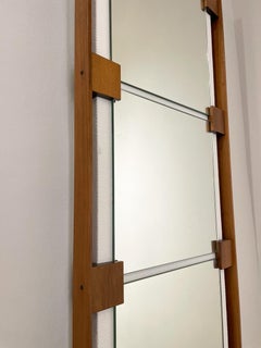 Miroir triptyque du milieu du siècle, attribué à Ico Parisi années 1950