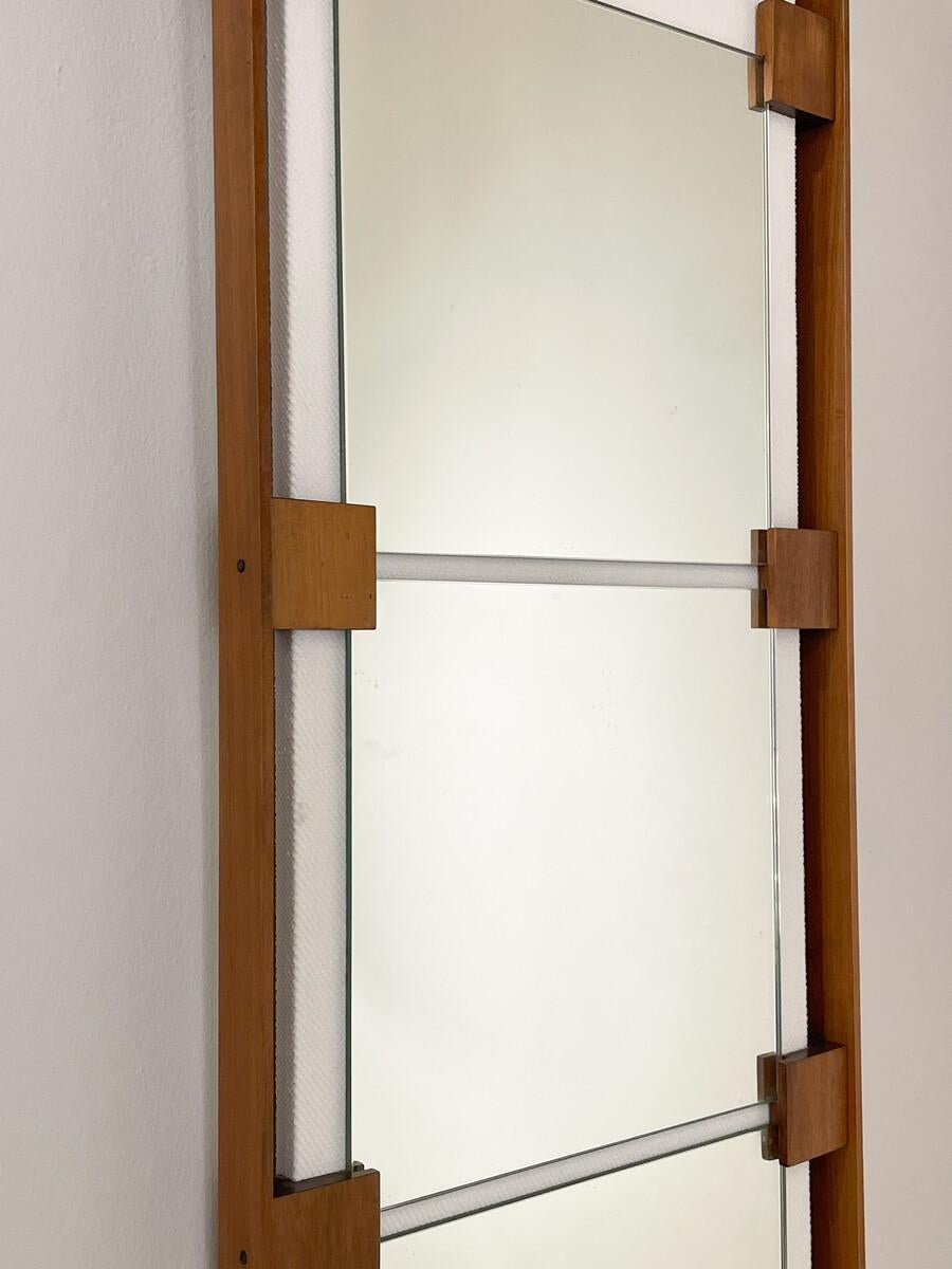 Mid-Century Triptyque Mirror, attributed to Ico Parisi 1950s In Good Condition For Sale In Brussels, BE