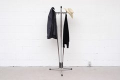Mid-Century Tubax Attributed Chrome Industrial Coat Rack