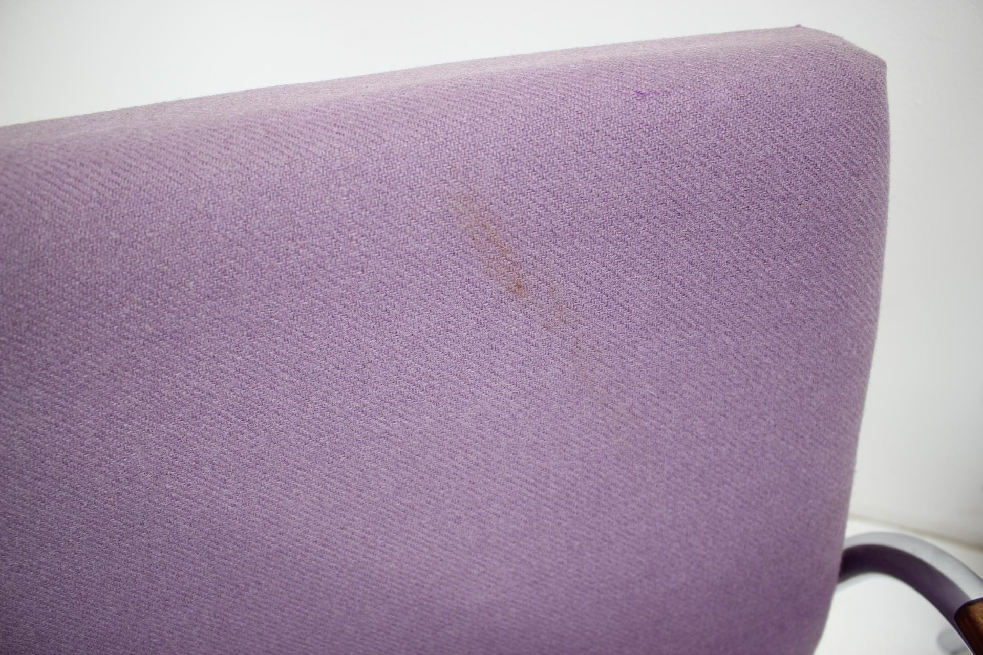 Poltrona tubolare di metà secolo in cromo, Germania, anni '70 in vendita 9