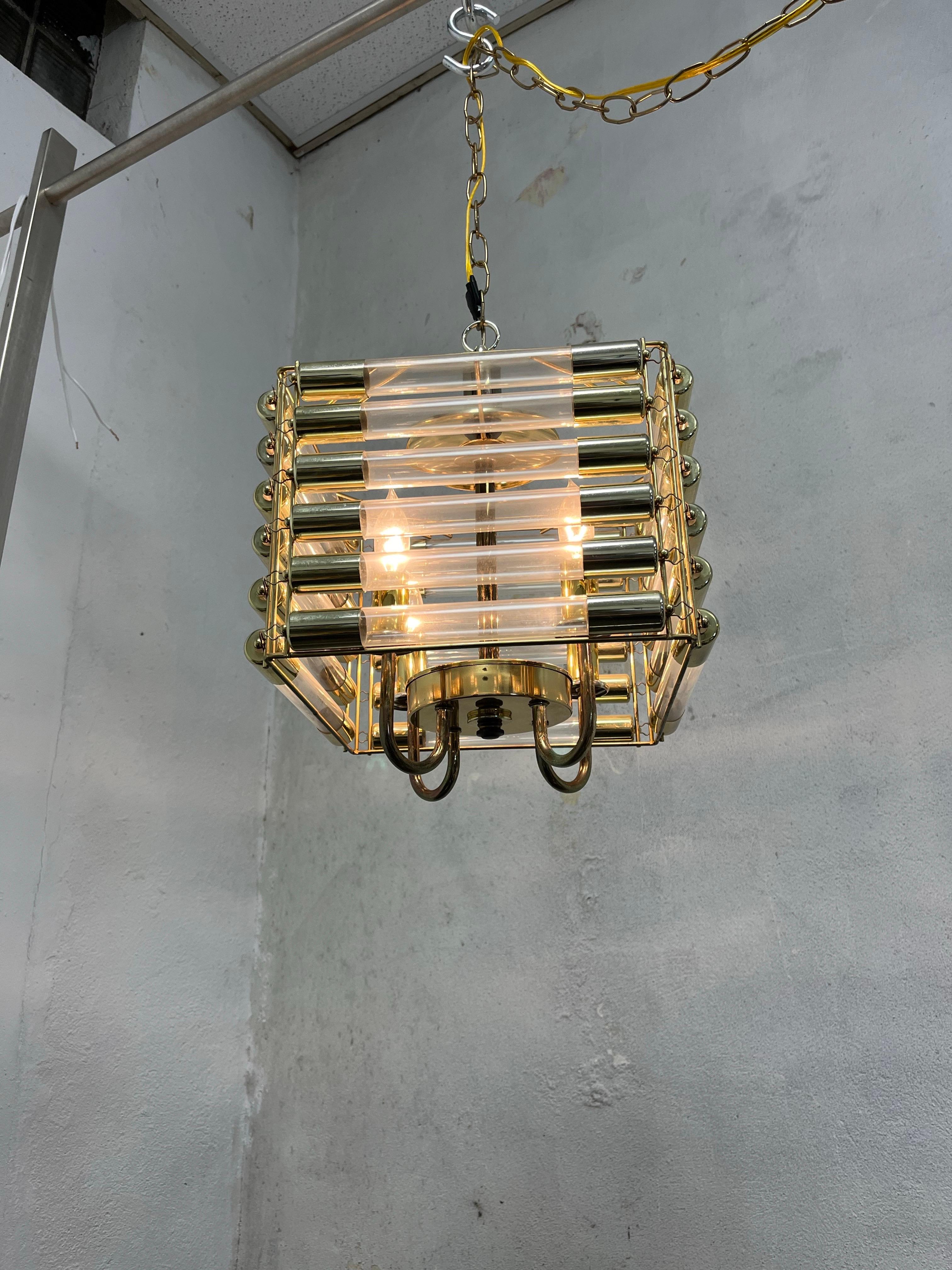 Lampada tubolare Sciolari di metà secolo in vendita 2