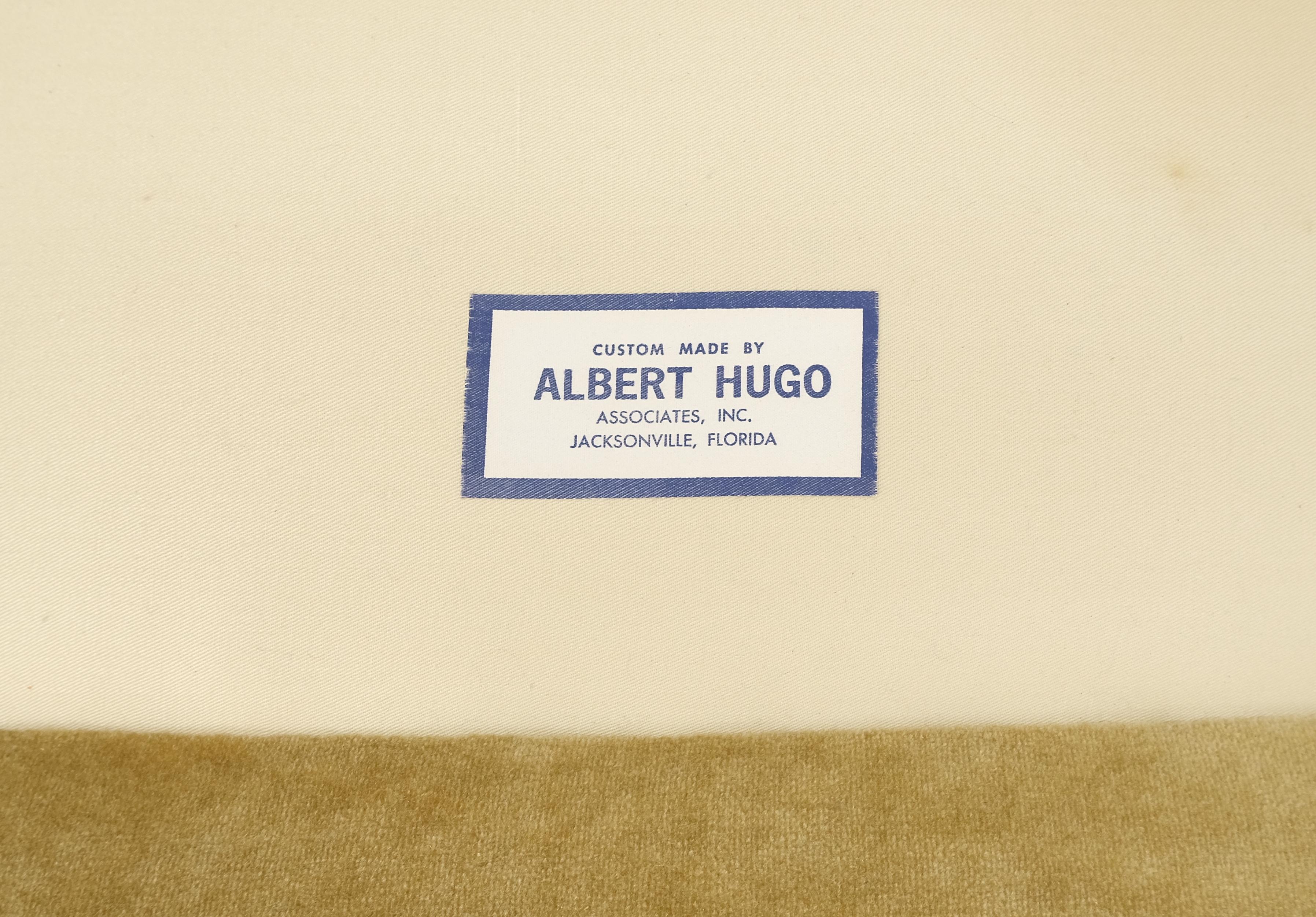 Mid Century Tufted Chesterfield Gold Mohair Albert Hugo Cloud Shape Sofa MINT! For Sale 13