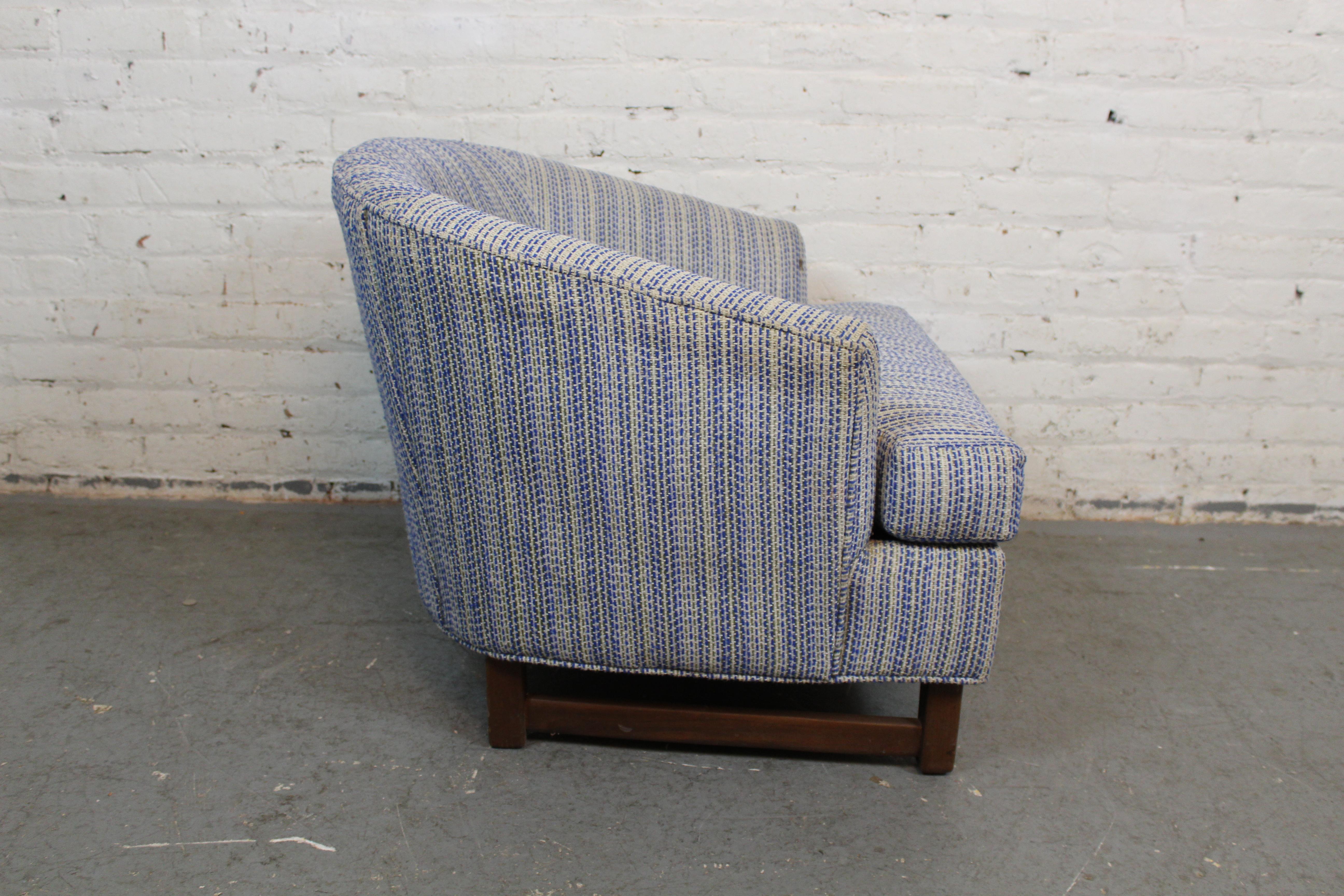 American Mid-Century Tufted Monroe Chair by Selig Furniture For Sale