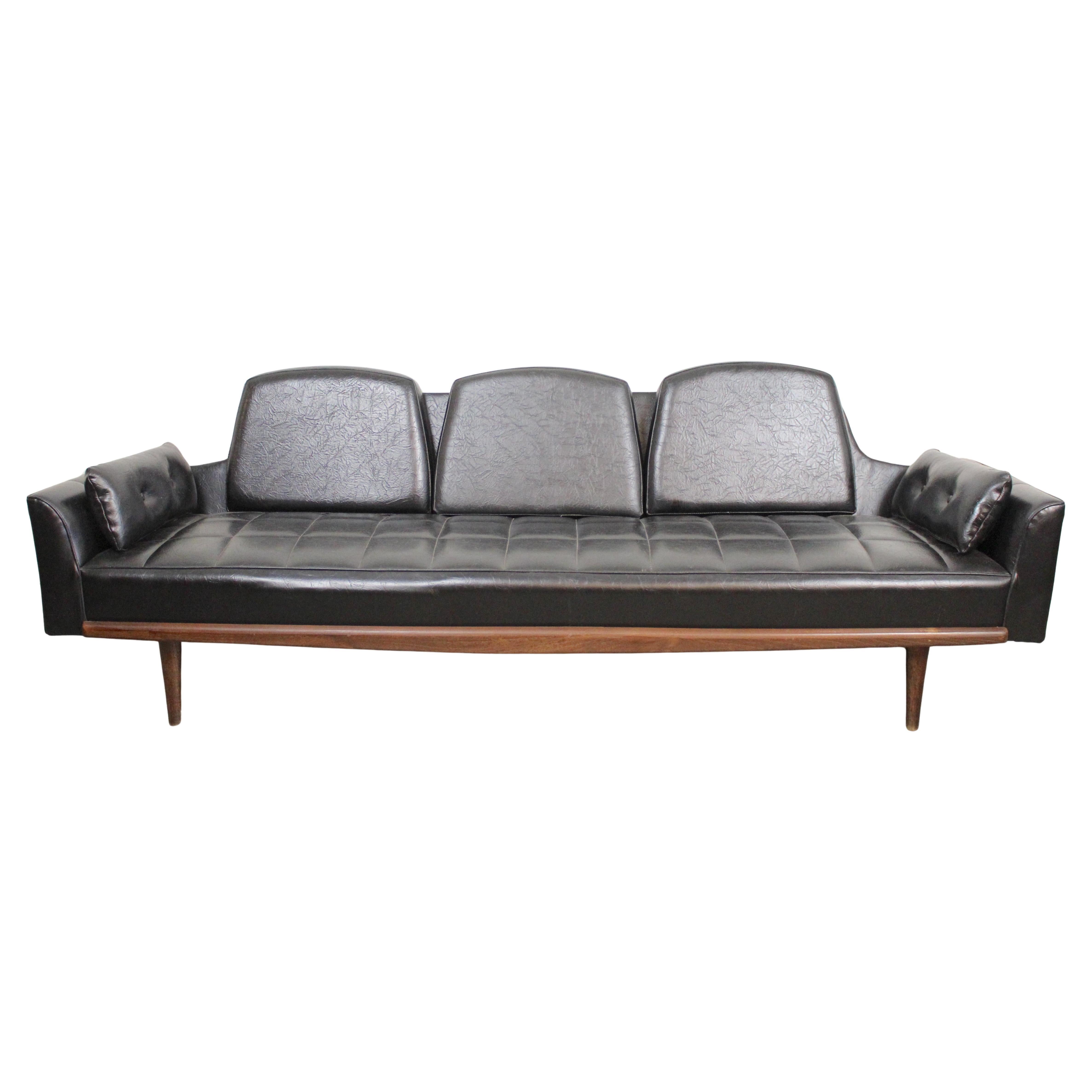 Mid-Century Tufted Sofa