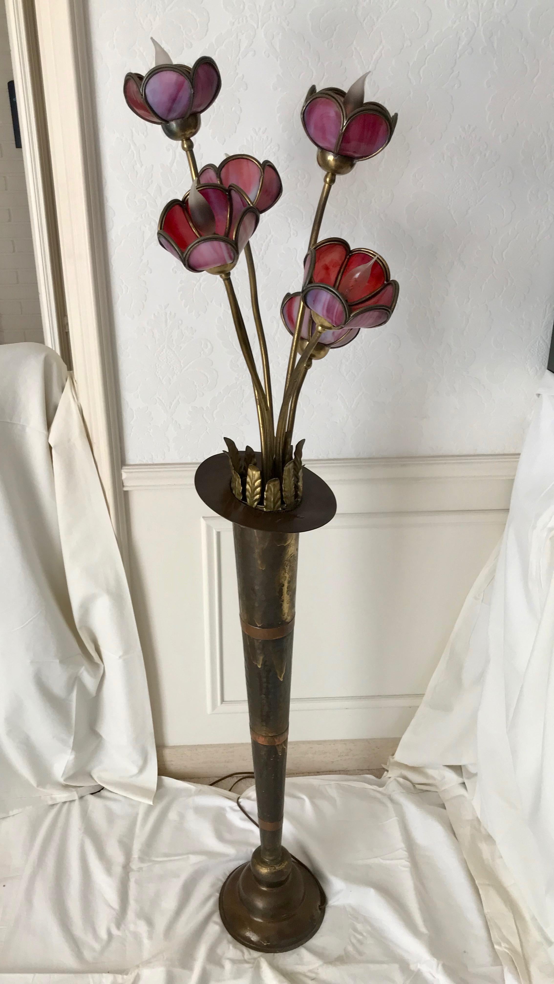 tulip floor lamp vintage