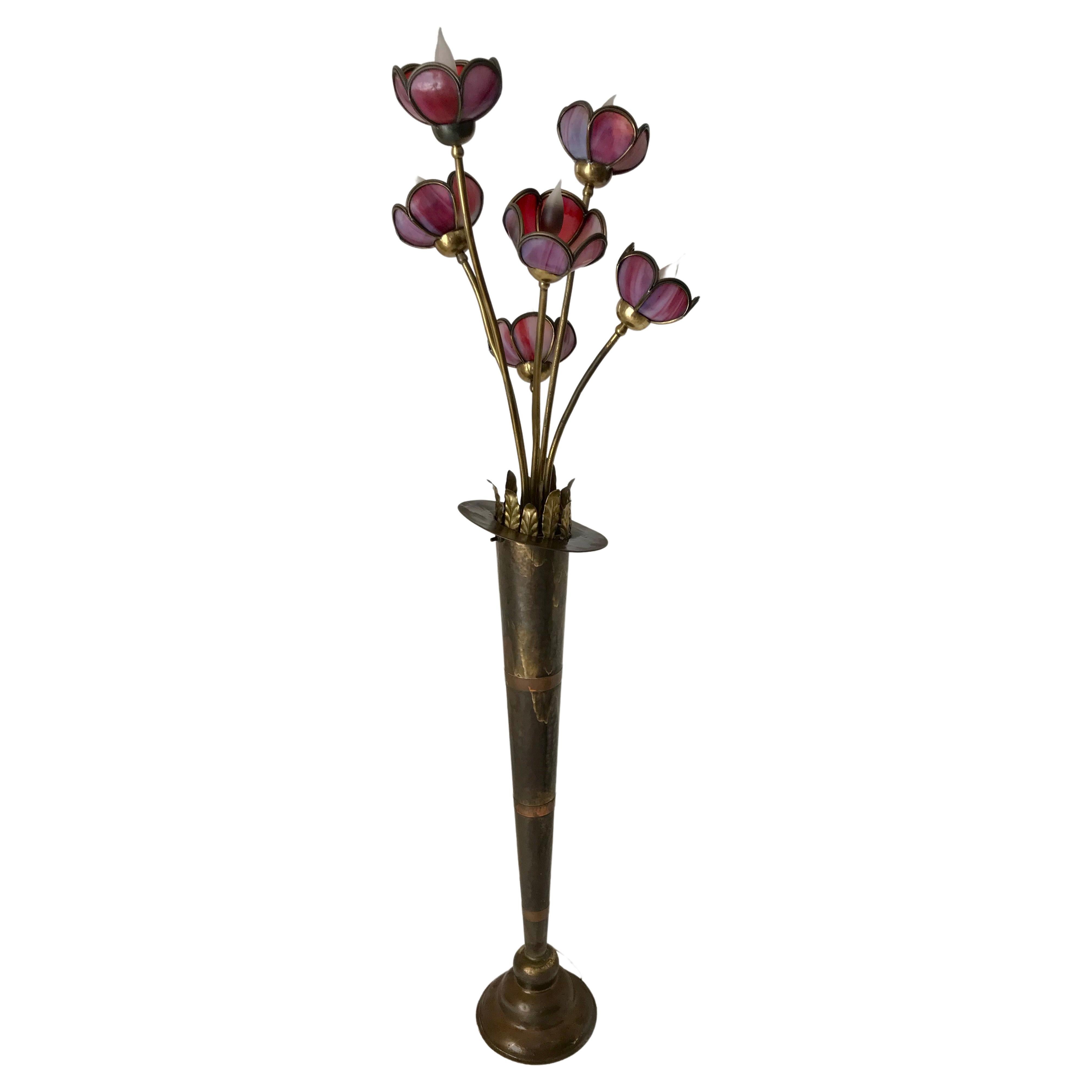 Lampadaire " Tulipe " Mid Century