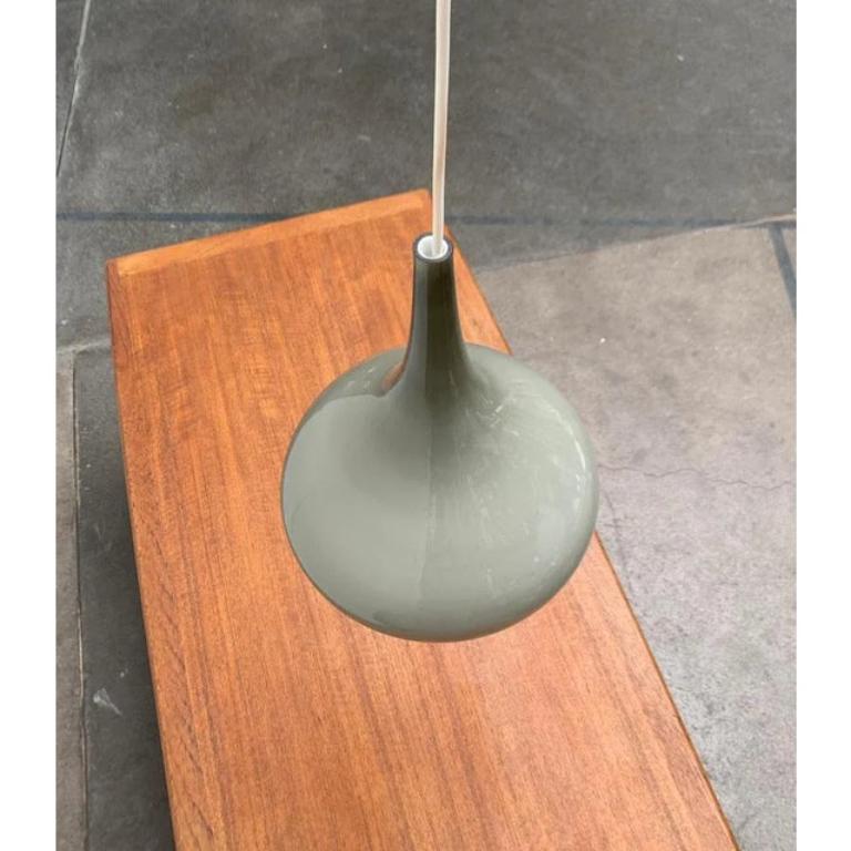 Danese Lampada a sospensione in vetro Tulipano di metà secolo di Nordisk Solar e Holmegaard, anni '60 in vendita