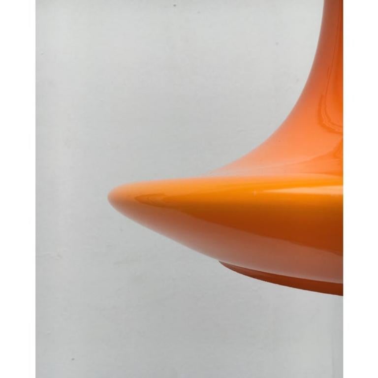 Lampada a sospensione a tulipano in vetro di Peill & Putzler, 1960 in vendita 5