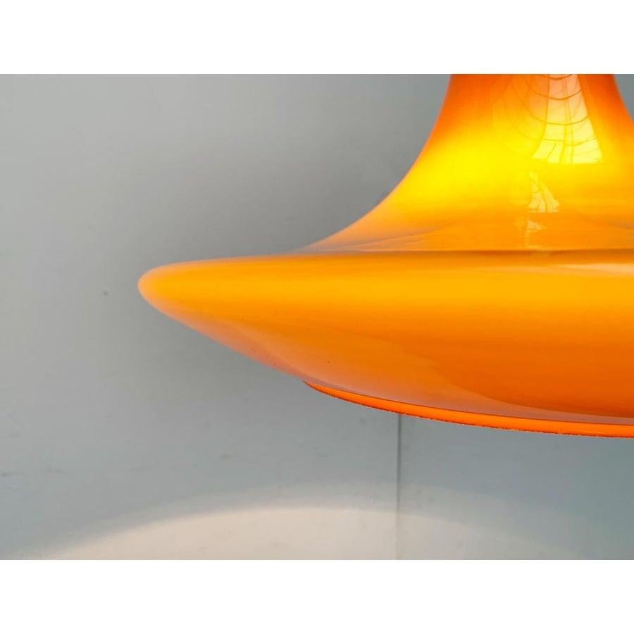 Metallo Lampada a sospensione a tulipano in vetro di Peill & Putzler, 1960 in vendita