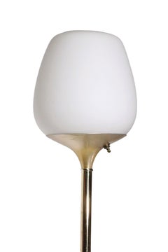 Mid Century Tulip Shade Uplight Torchiere Floor Lamp c. 1950/60's