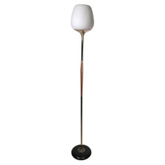 Mid Century Tulip Shade Uplight Torchiere Floor Lamp c. 1950/60's