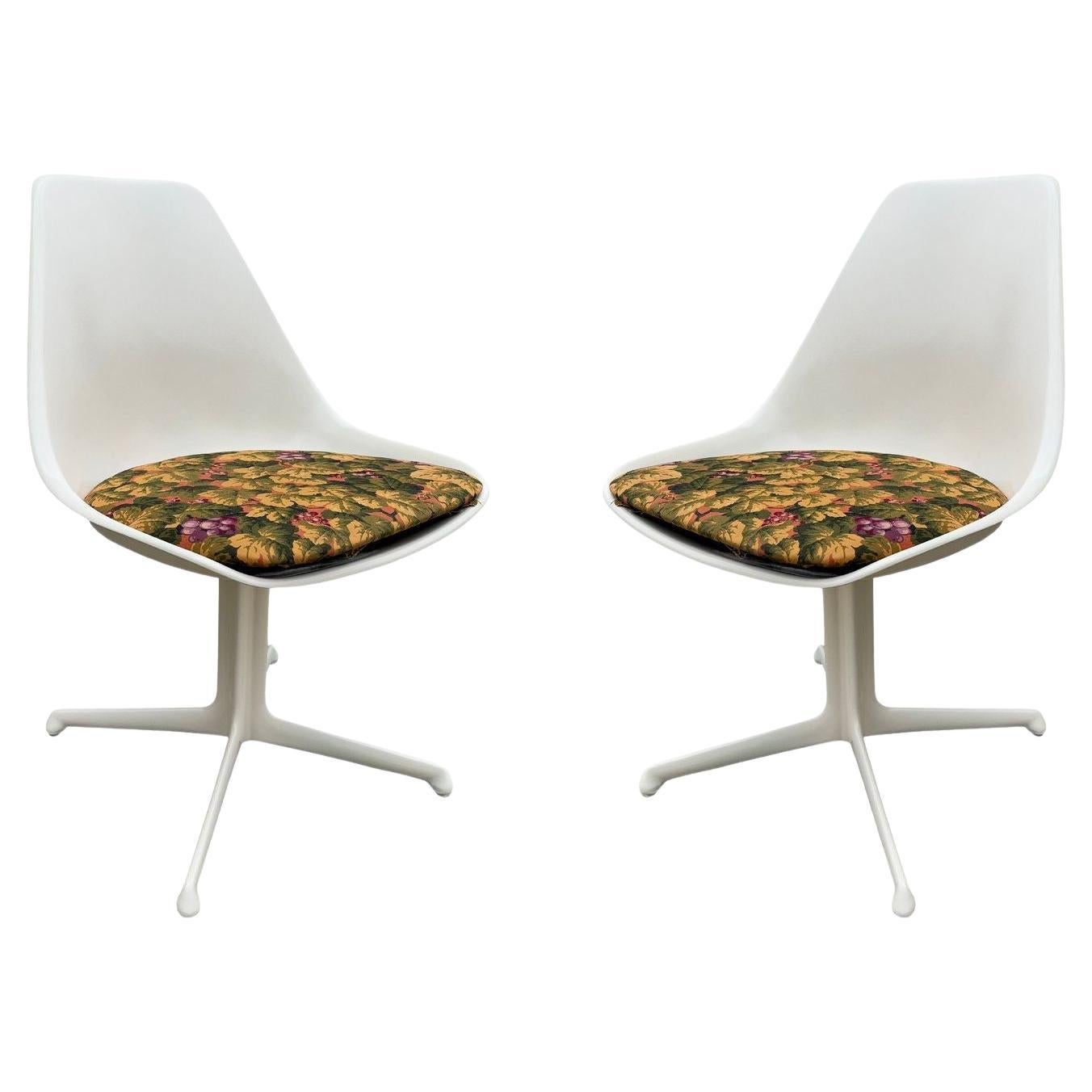 Mid-Century Tulip Side Chair Model 115 by Maurice Burke for Arkana - Pair